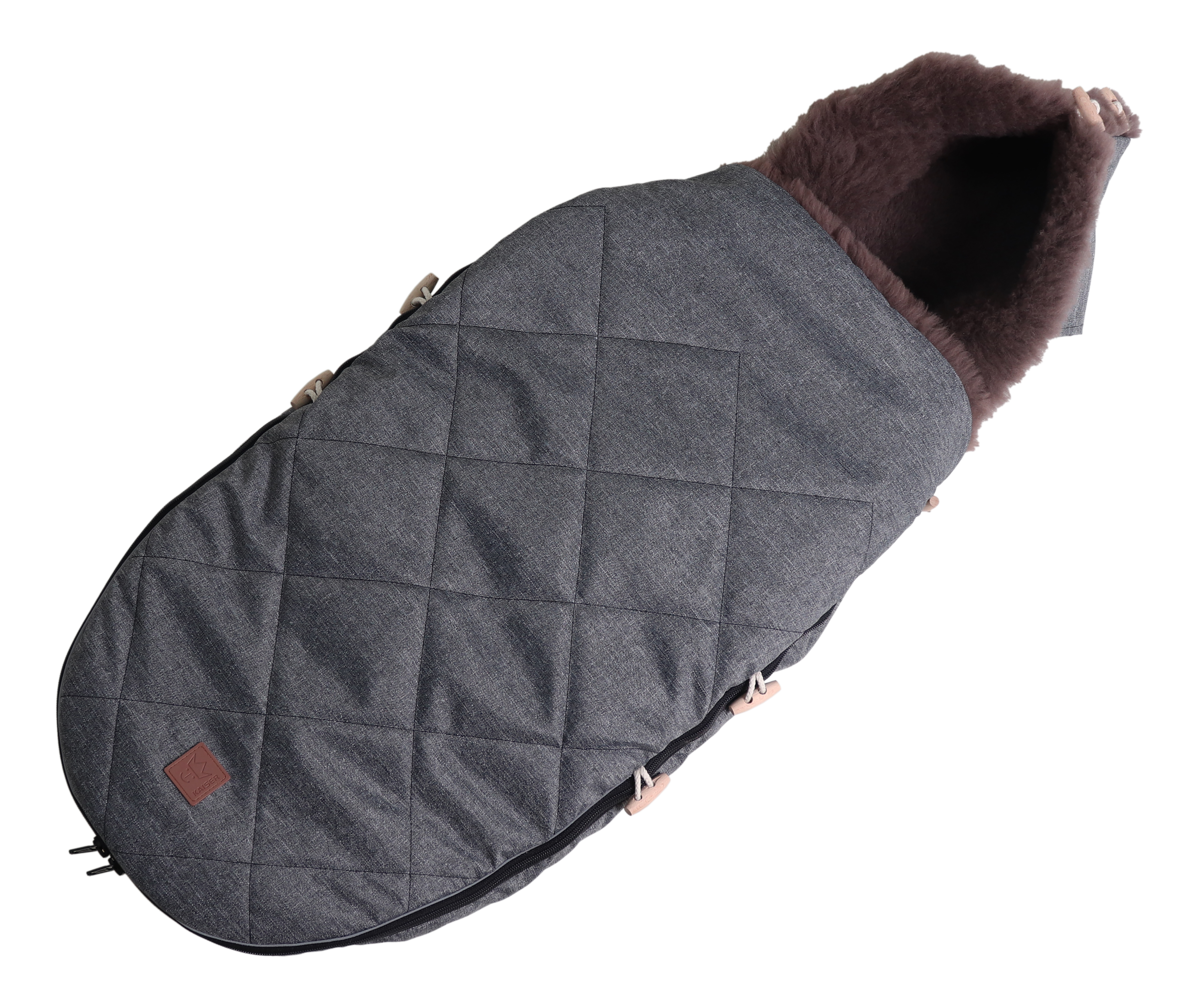 TOFFEE Lammfell Fußsack