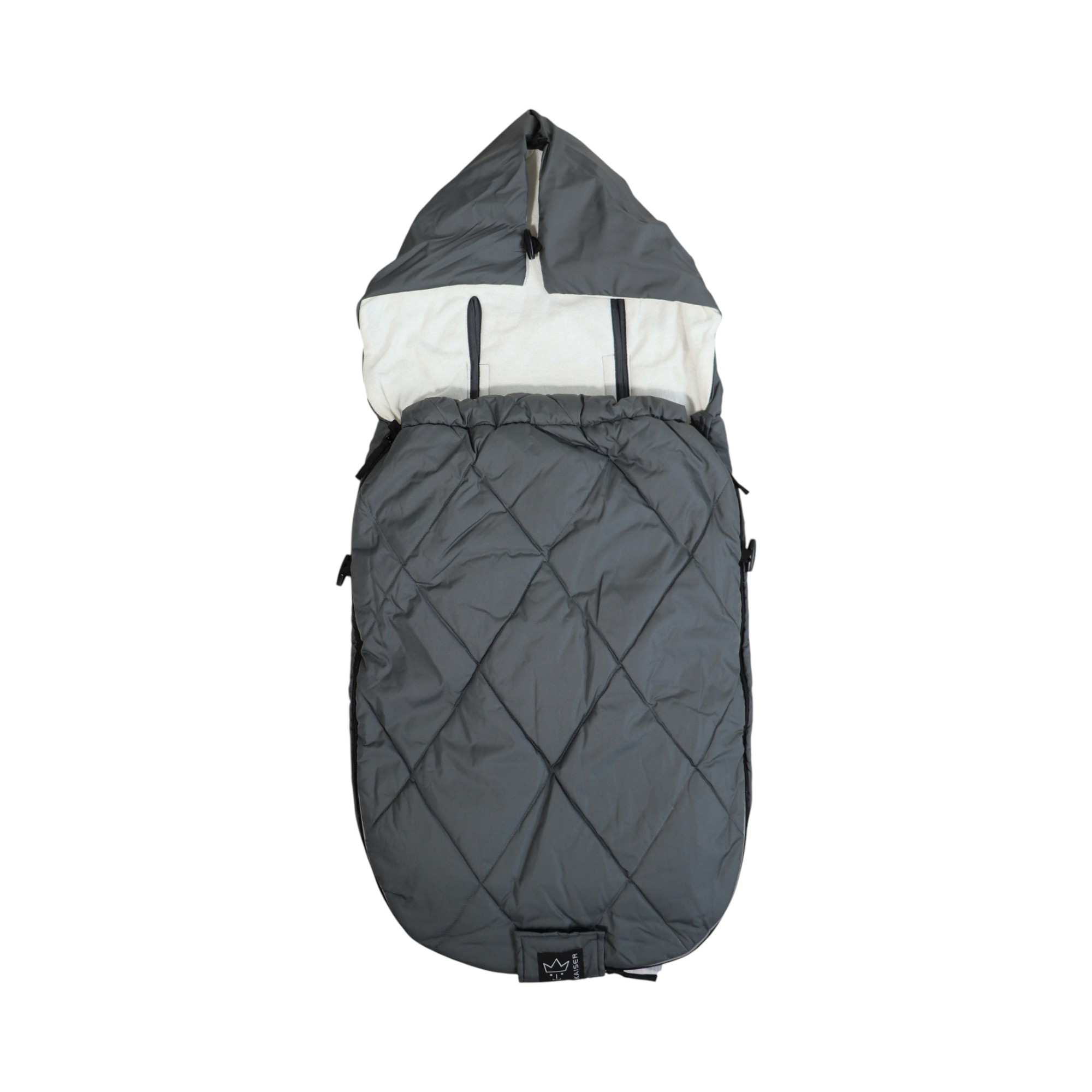 Sommer Fußsack in der Farbe anthrazit