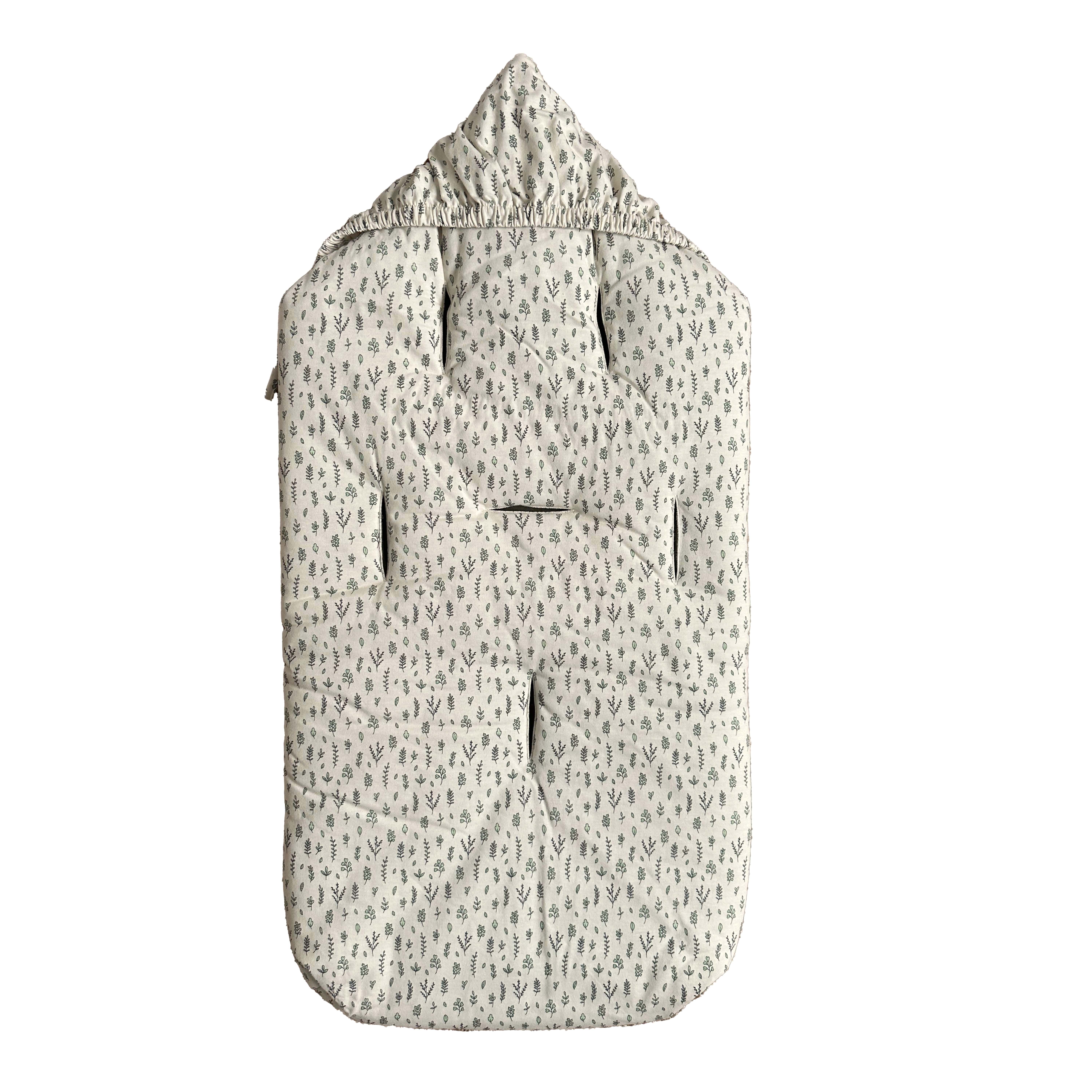 Sommer Fußsack in der Farbe leave Rückseite