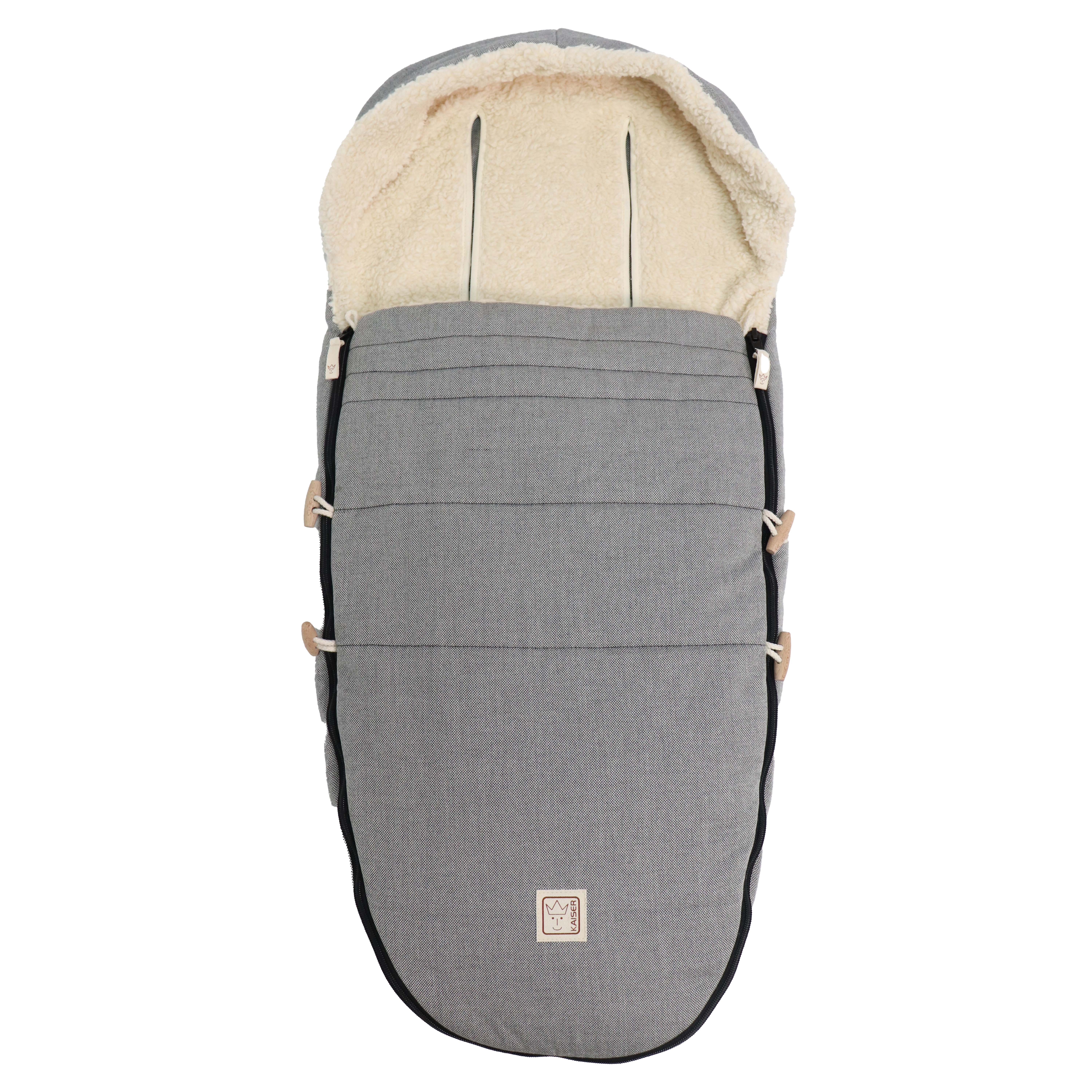 NATURELL ORGANIC COTTON BIO Fußsack in der Farbe black nature