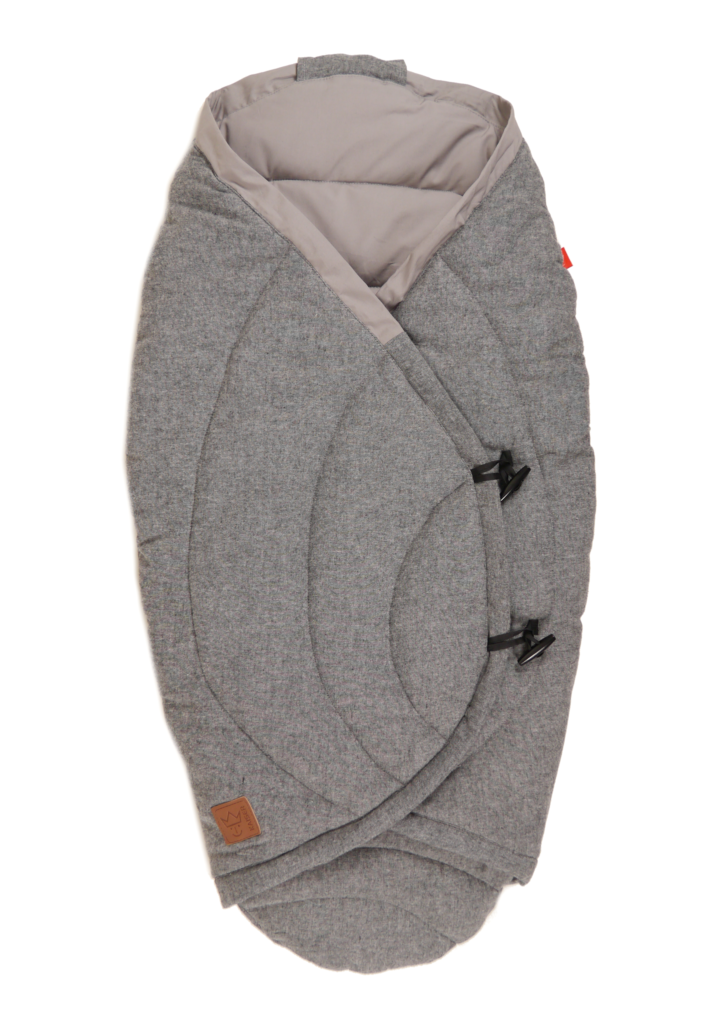 Sommer Einschlagdecke CARL MELANGE in anthracite melange, Vorderansicht