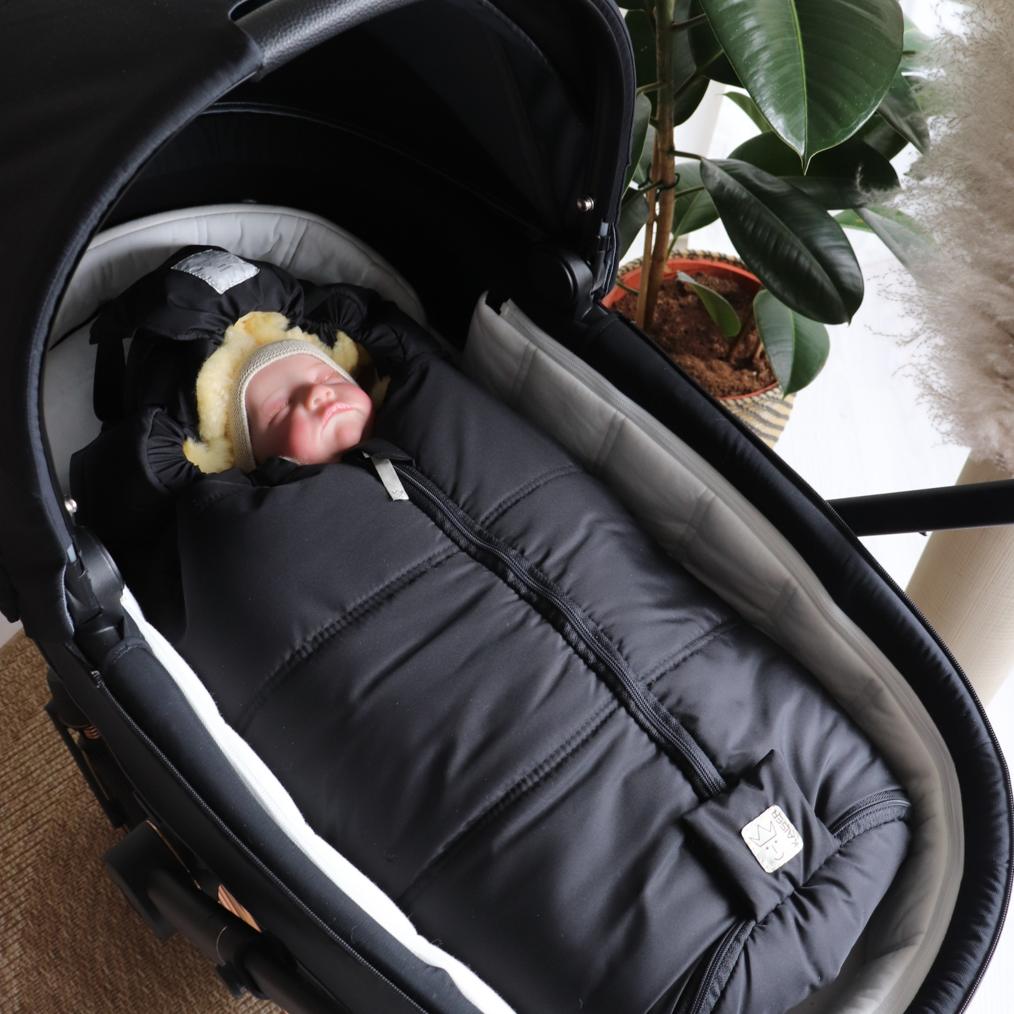 NAADJA Lammfell Babyschalen Fußsack NAADJA Lammfell Babyschalen Fußsack