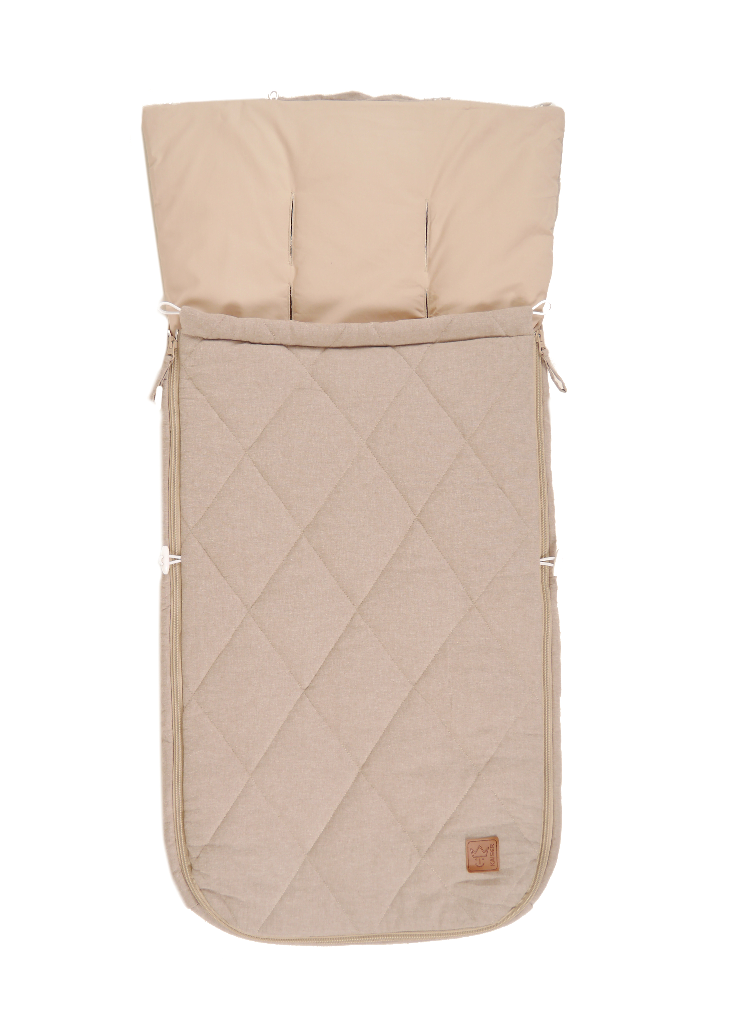 Sommer Fußsack NIKKO MELANGE in der Farbe sand melange