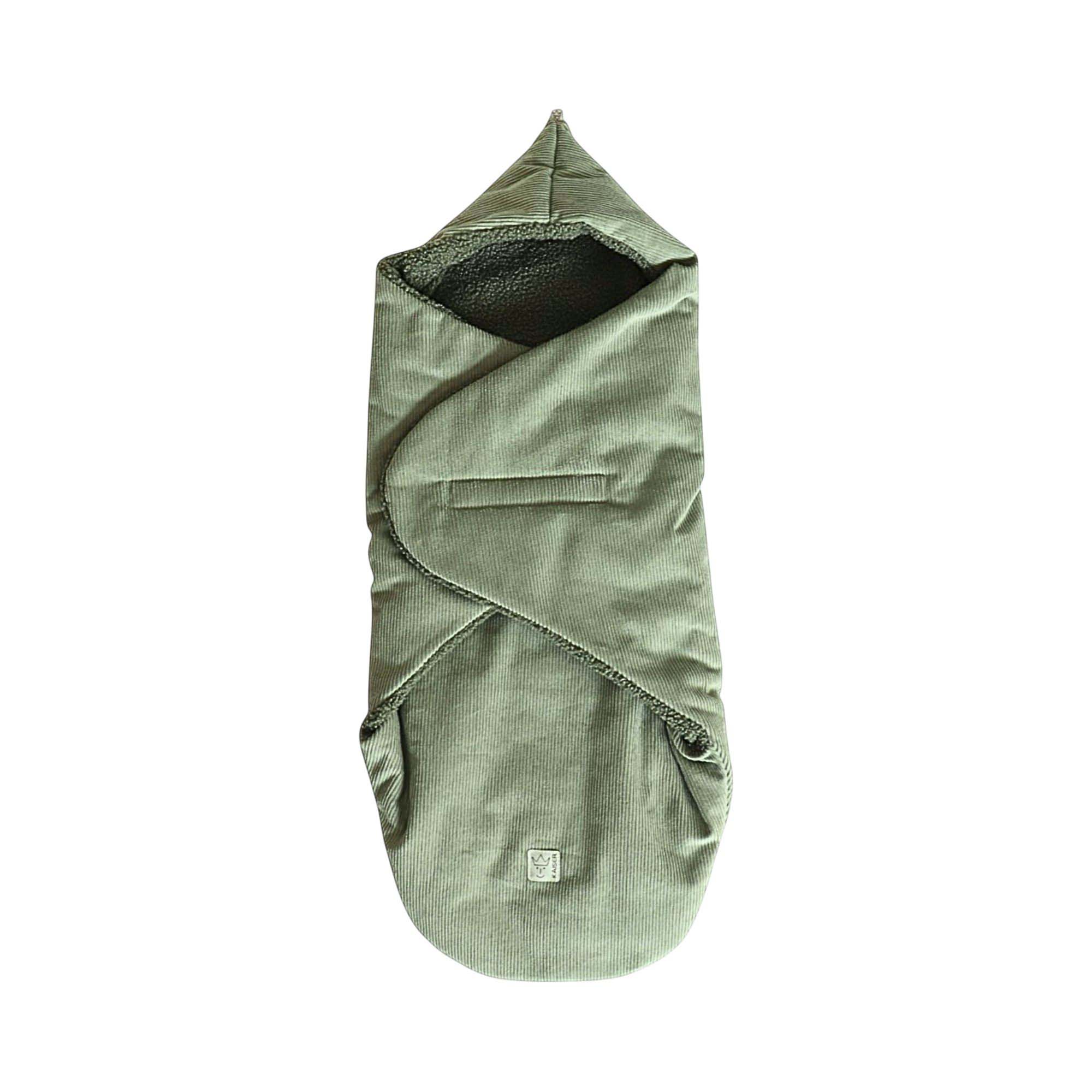 CALLIE CORD Einschlagdecke in der Farbe Mineral green