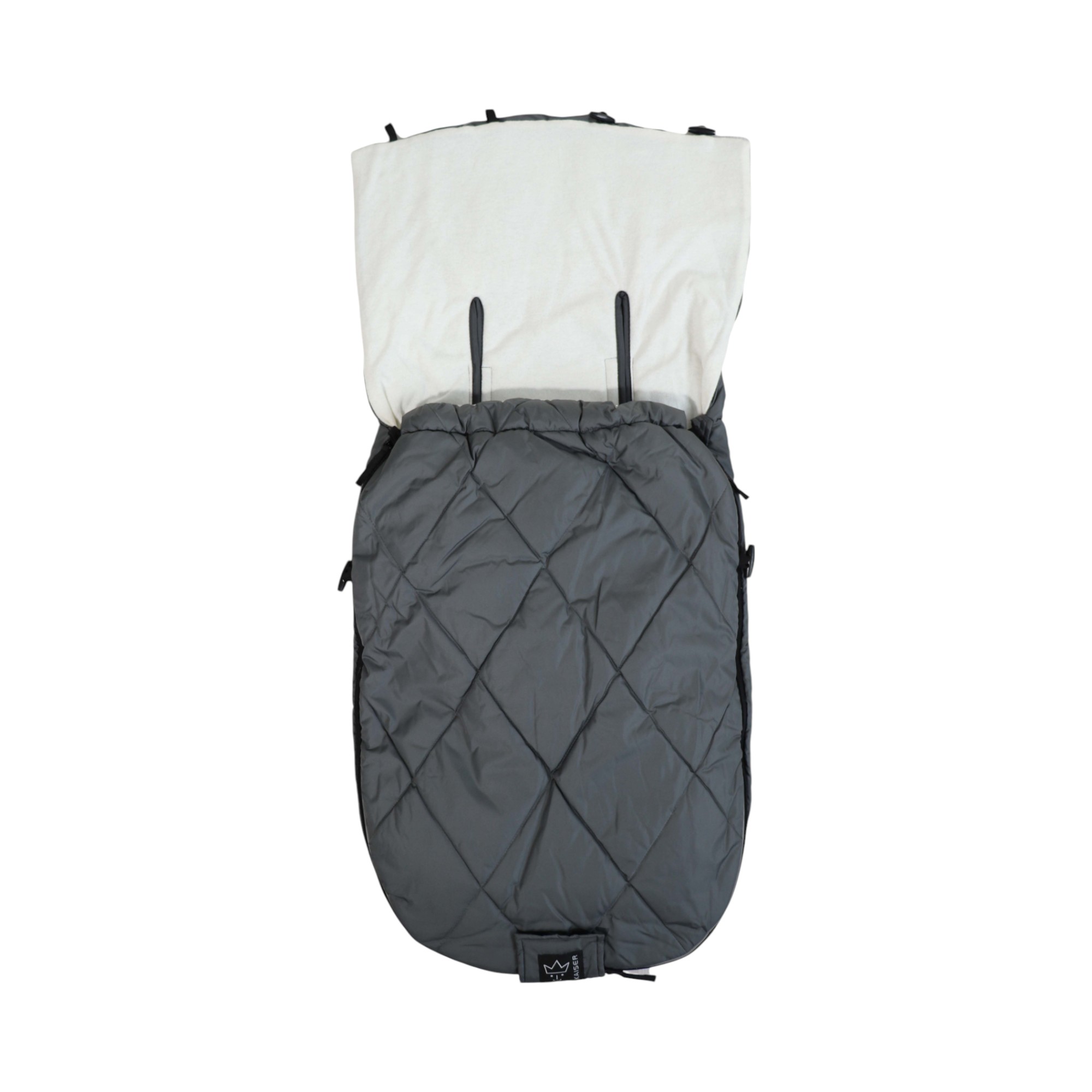 Sommer Fußsack in der Farbe anthrazit