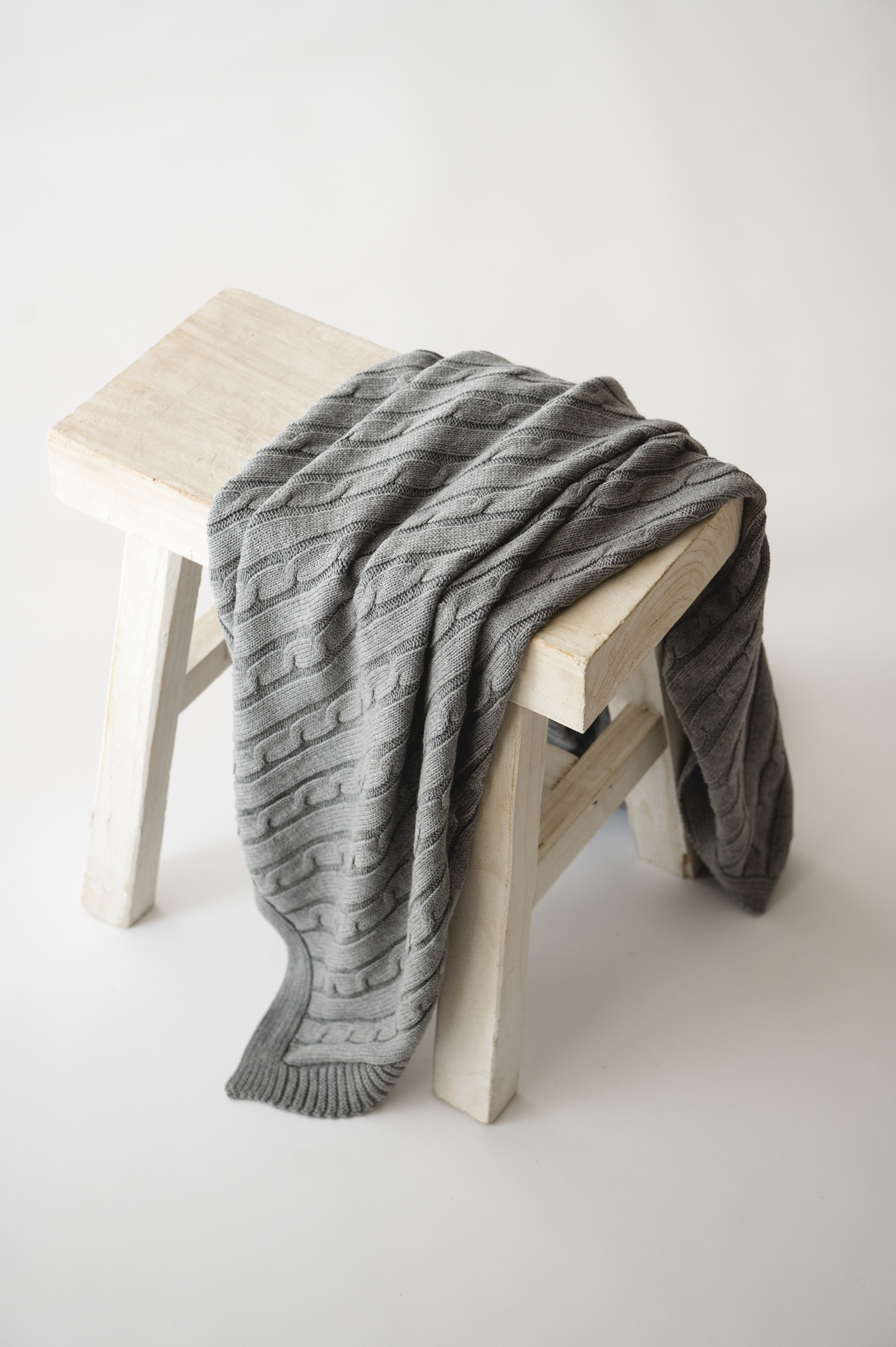 CABLE KNITT Babydecke Strick