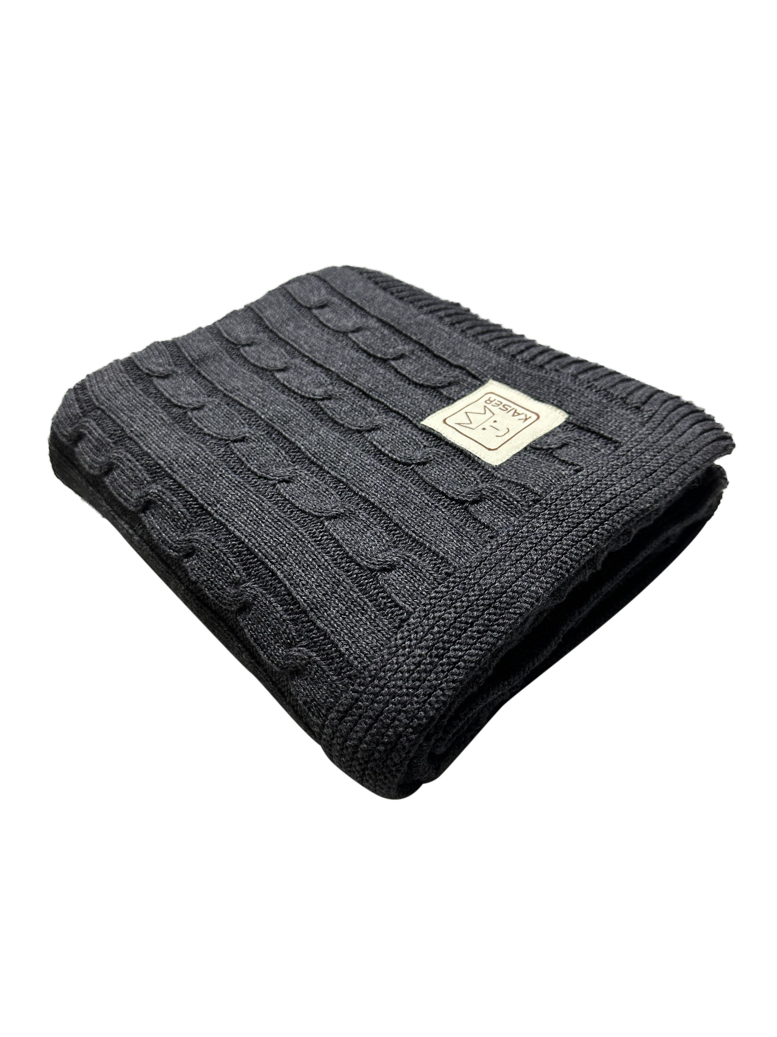 CABLE KNITT Babydecke Strick