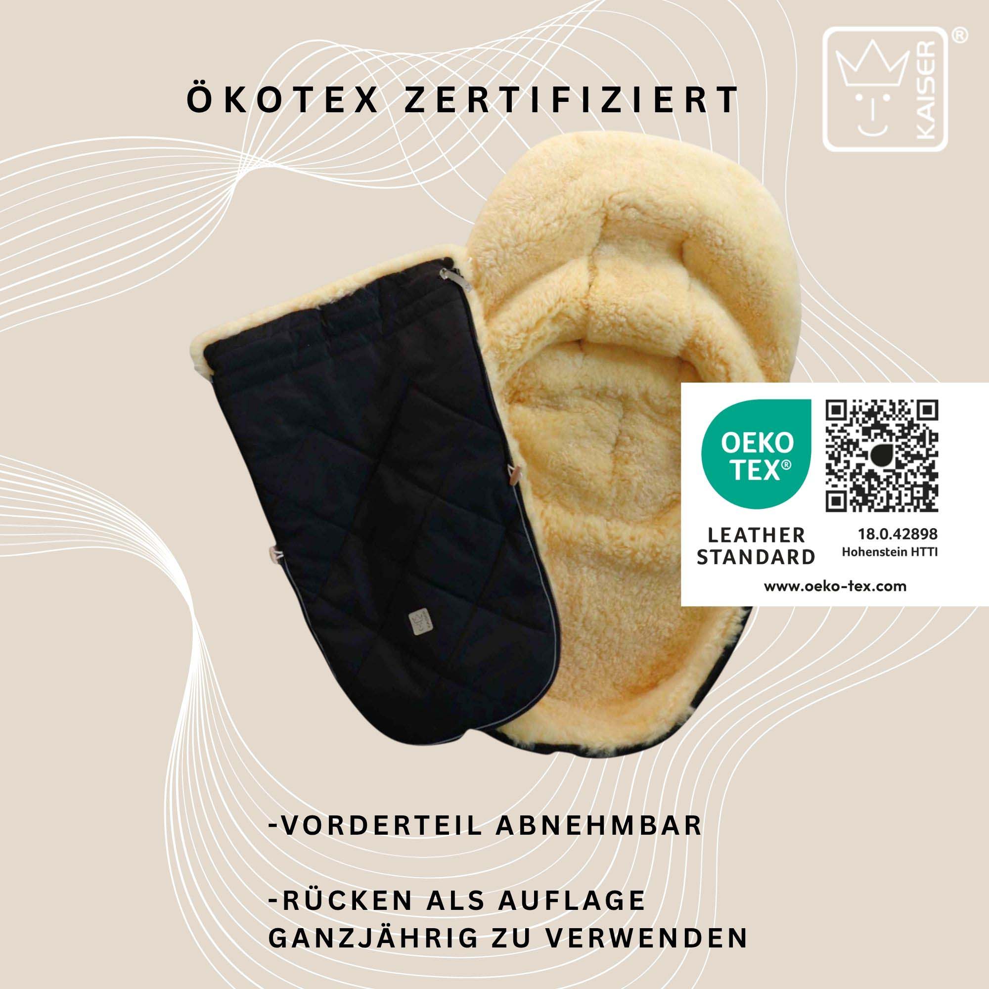 CLASSIC for BUGABOO Lammfell-Kinderwagenfußsack Passend für Bugaboo und Jollz Kinderwagen