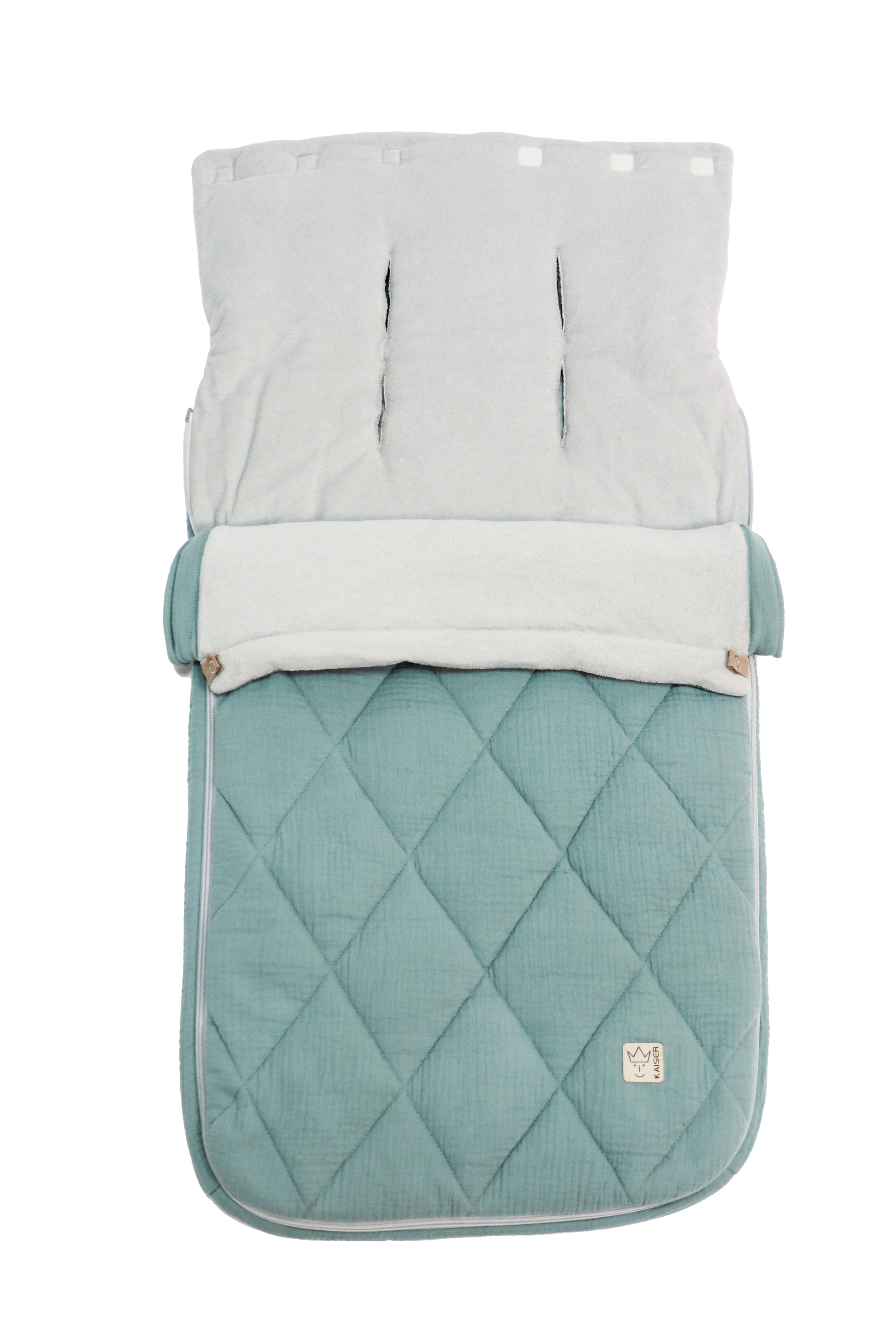 Sommer Fußsack in der Farbe slit green