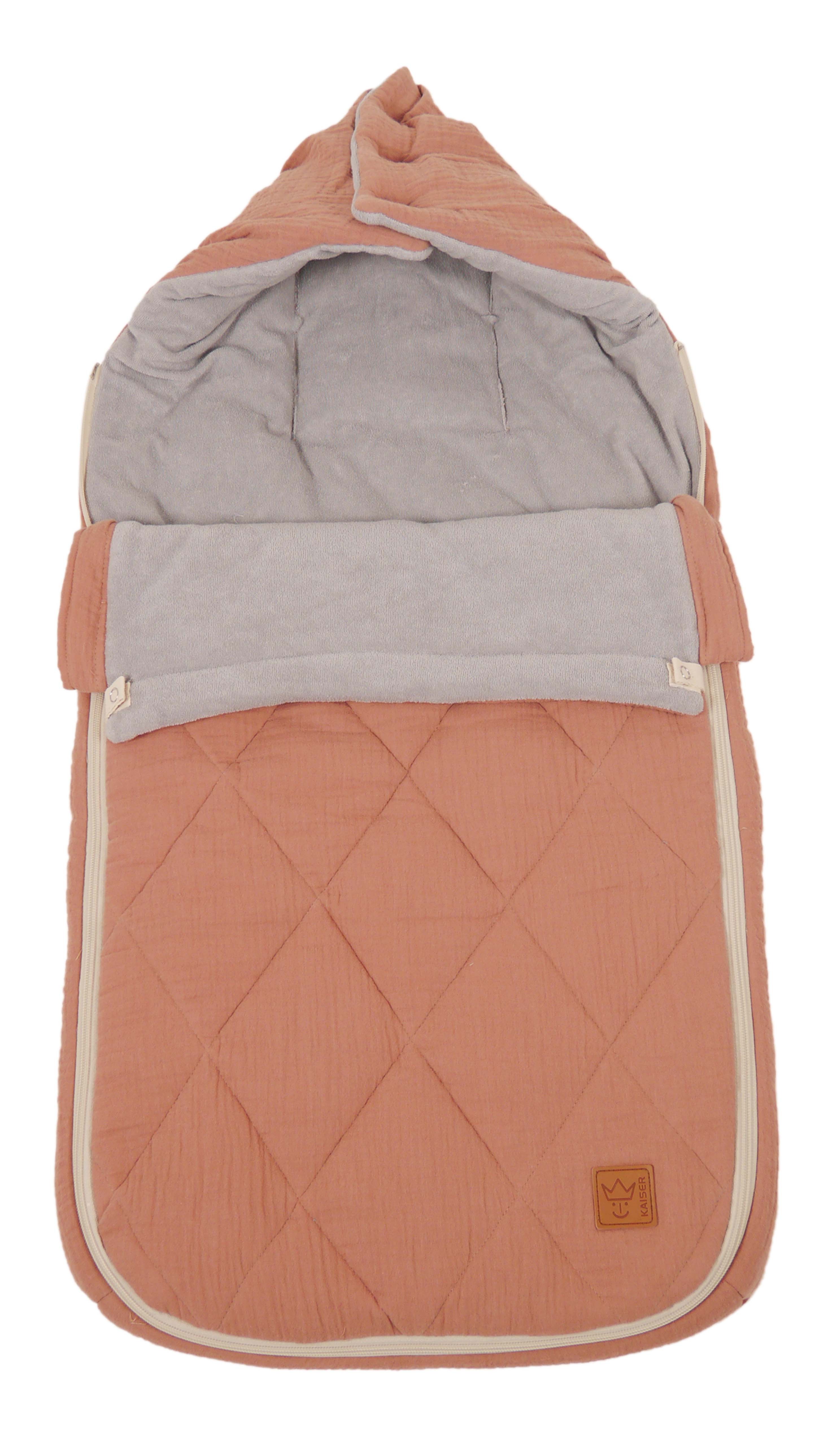Sommer Fußsack ANNABEL in der Farbe peach-bloom