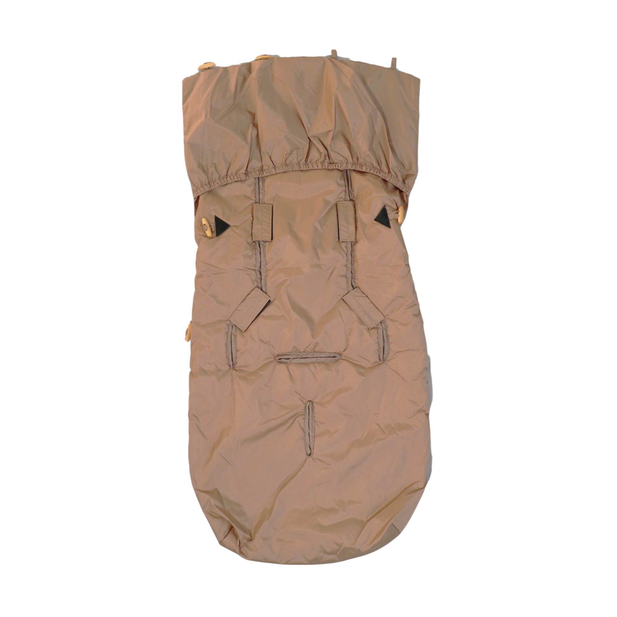 Sommer Fußsack in der Farbe sand Rückseite
