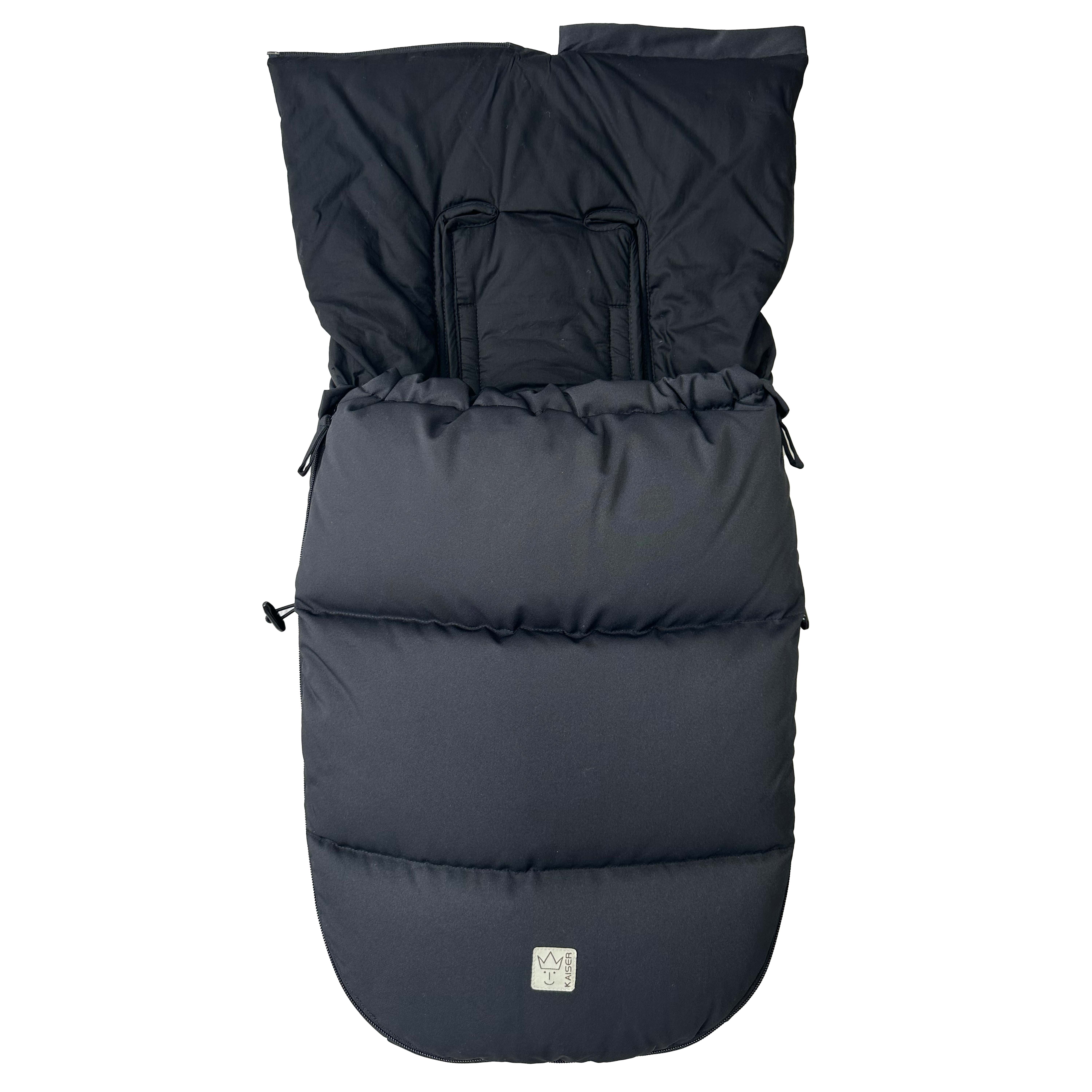 LITTLE DOWNY Babyschalen-Fußsack in der Farbe black