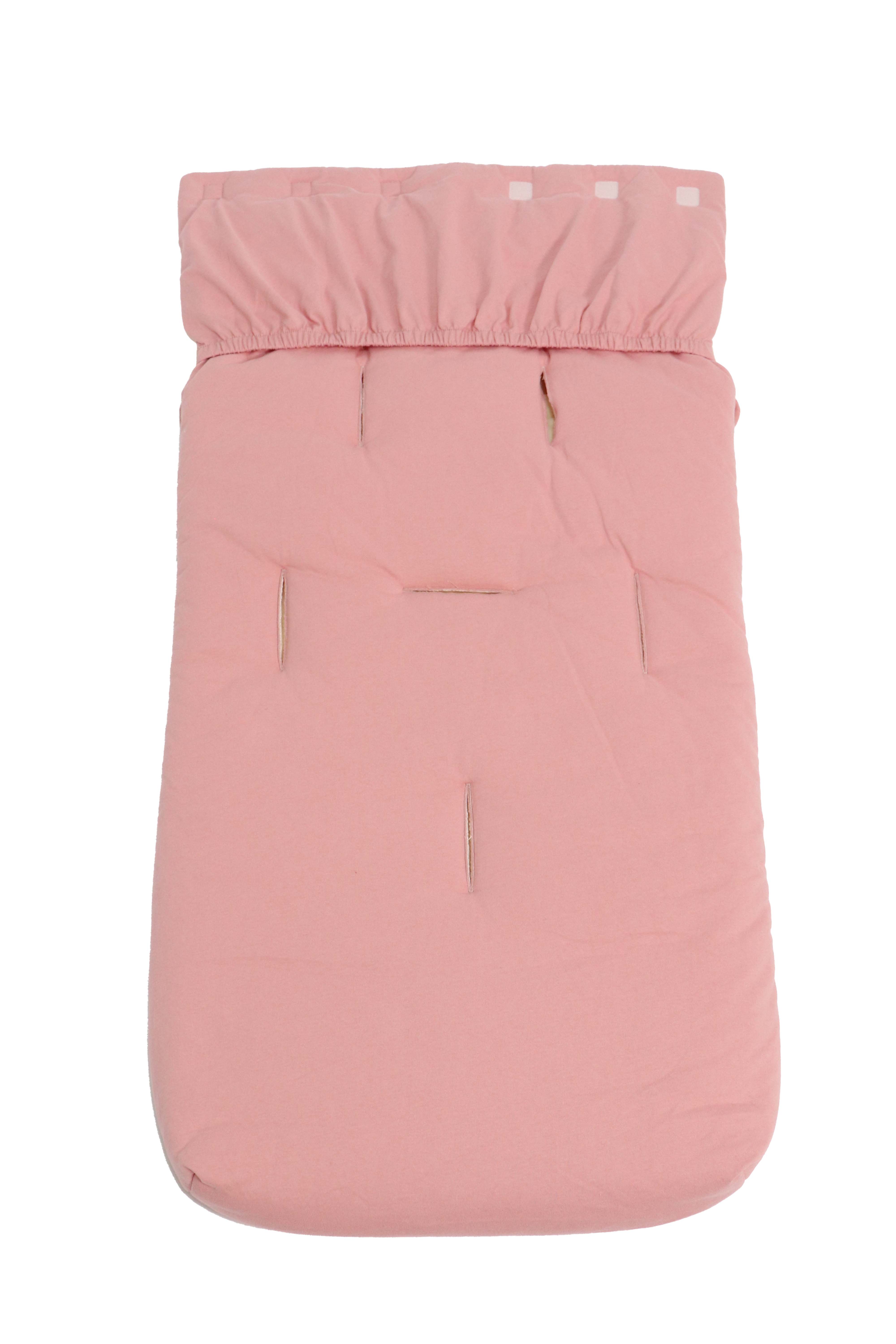 Sommer Fußsack in der Farbe birdal rose Rückseite