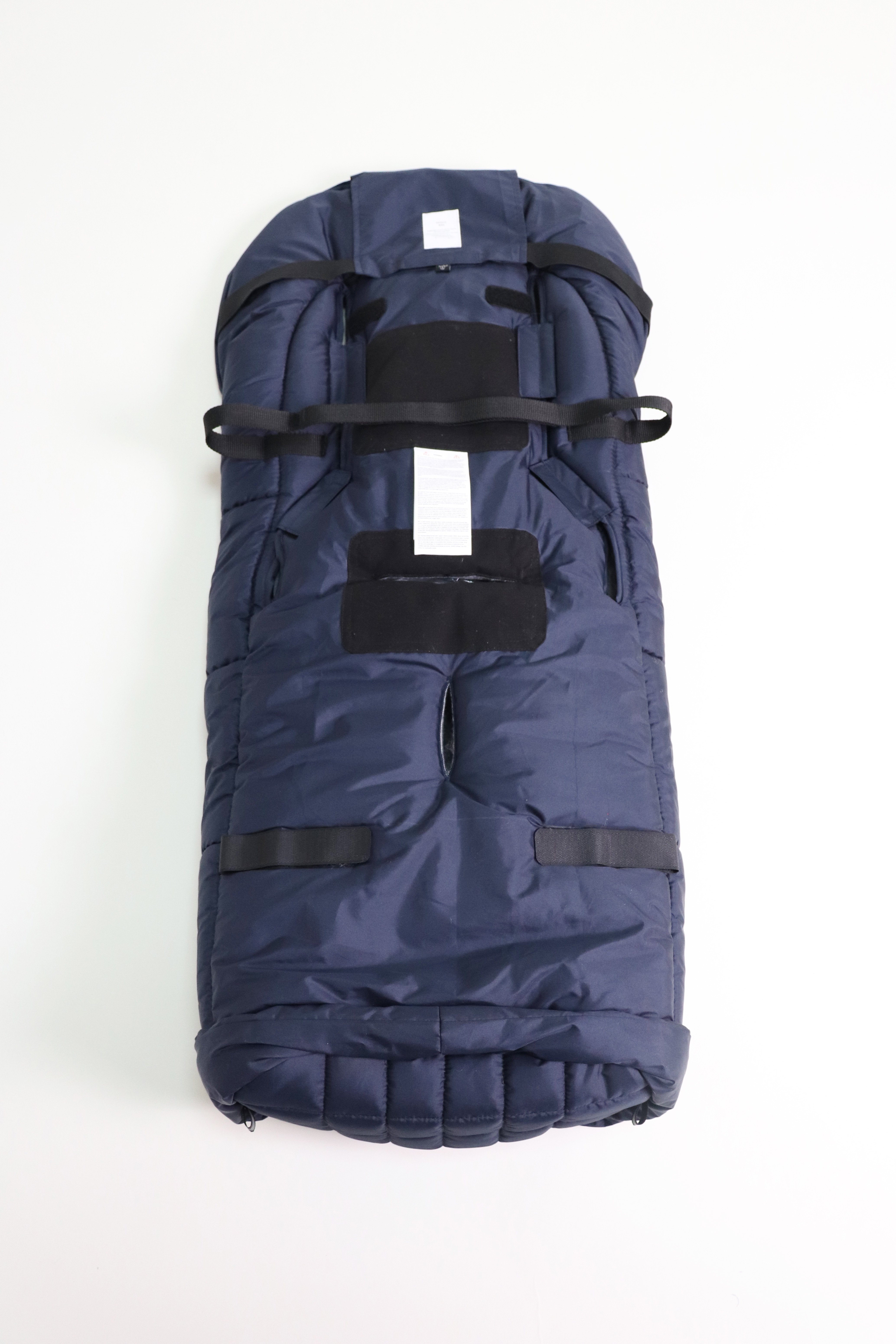 Thermofußsack in navy Rückseite