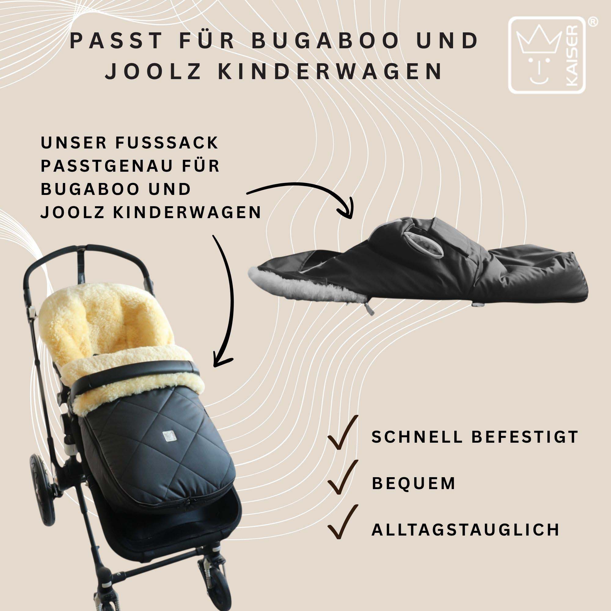 Universelle Form passt für Bugaboo und Joolz Kinderwagen