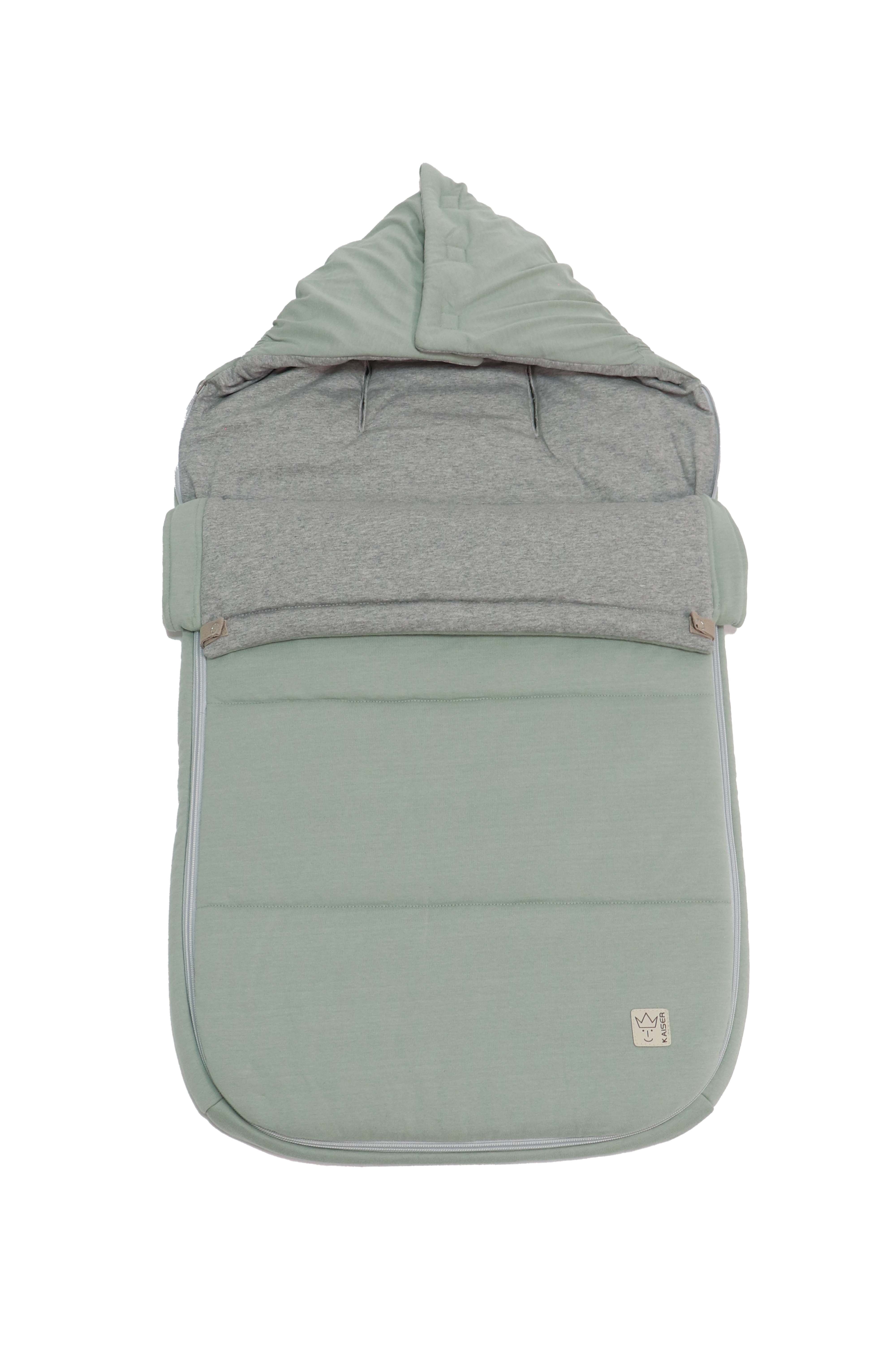 Sommer Fußsack in der Farbe slit green