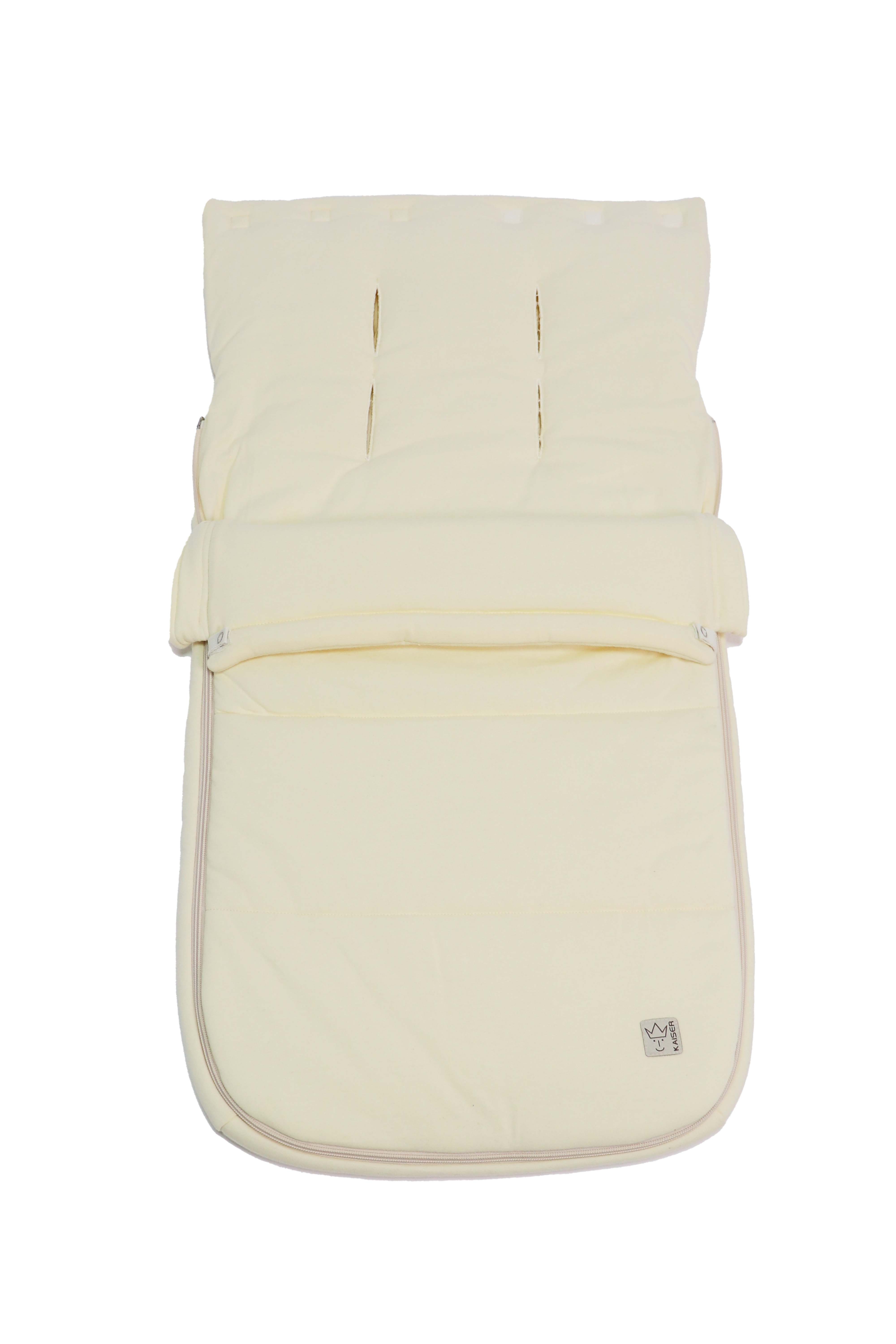 Sommer Fußsack in der Farbe vanille ice