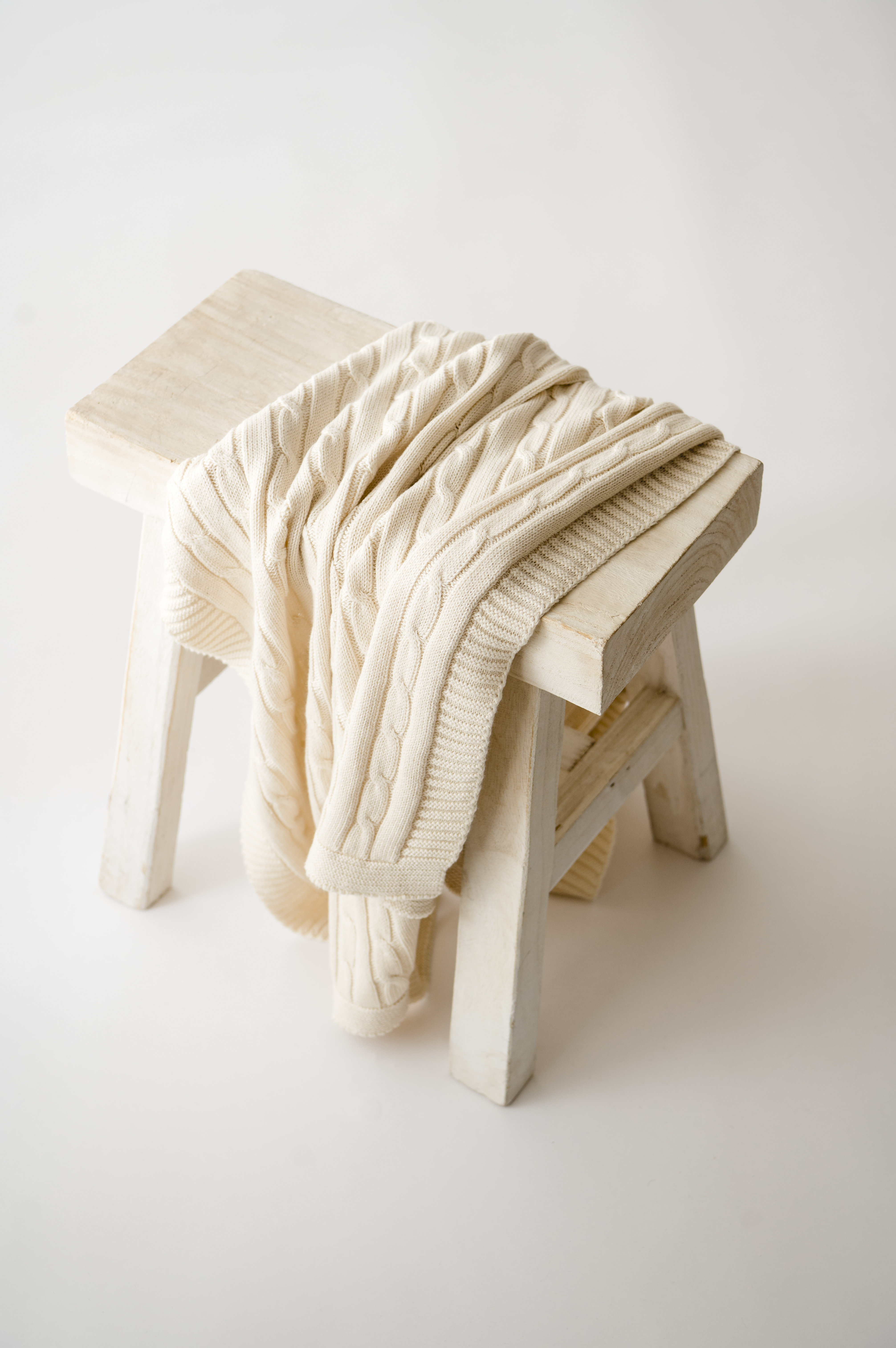 CABLE KNITT Babydecke Strick