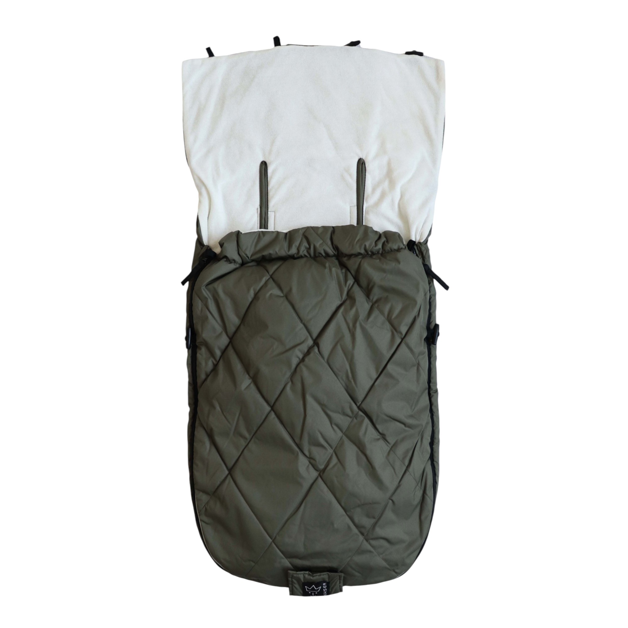 Sommer Fußsack in der Farbe khaki
