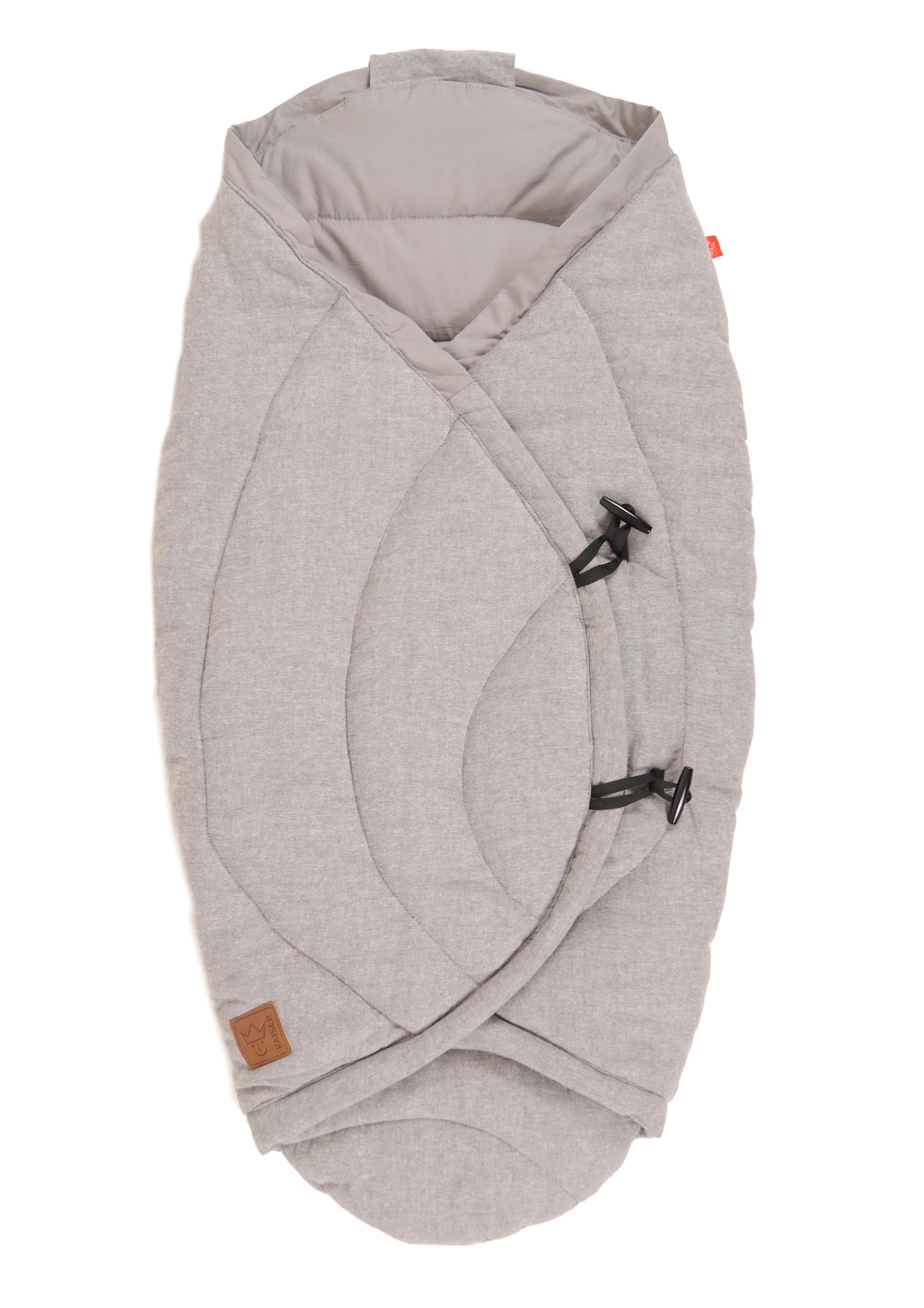 Sommer Einschlagdecke CARL MELANGE in light grey melange