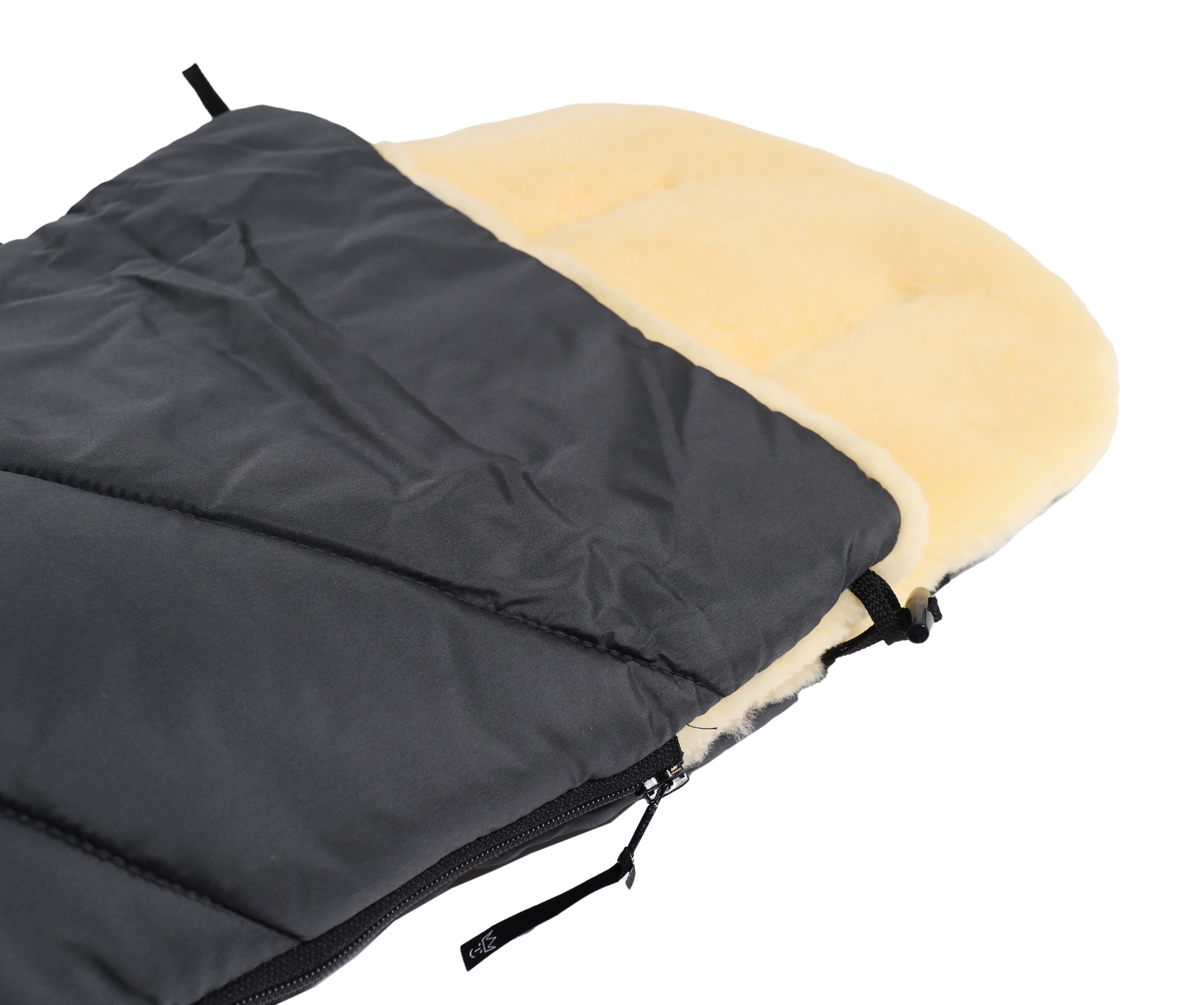 POLAR Lammfell Kinderwagenfußsack