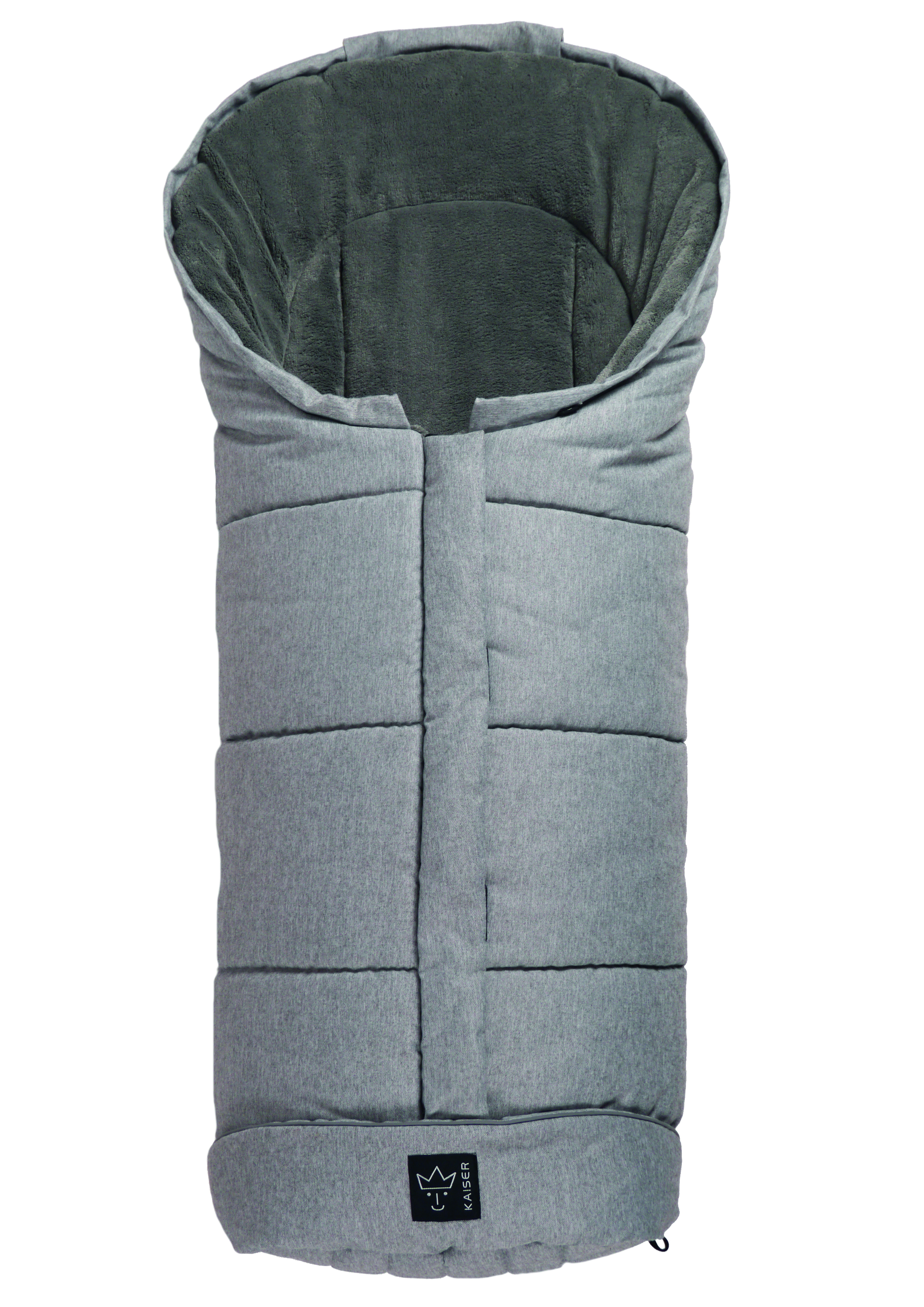 Thermofußsack in light grey melange