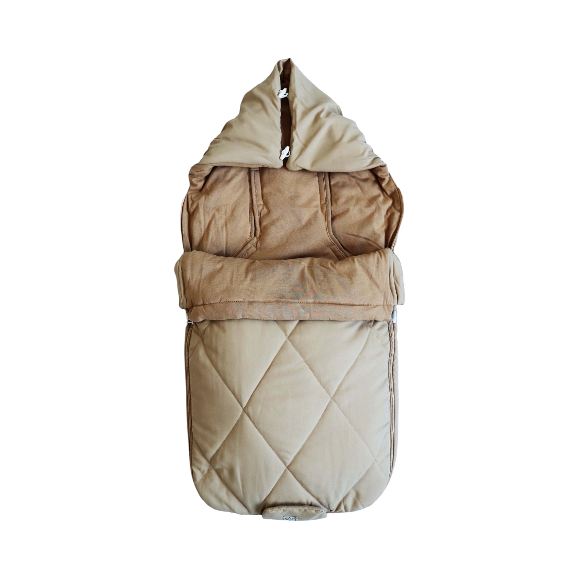 Sommer Fußsack in der Farbe light sand