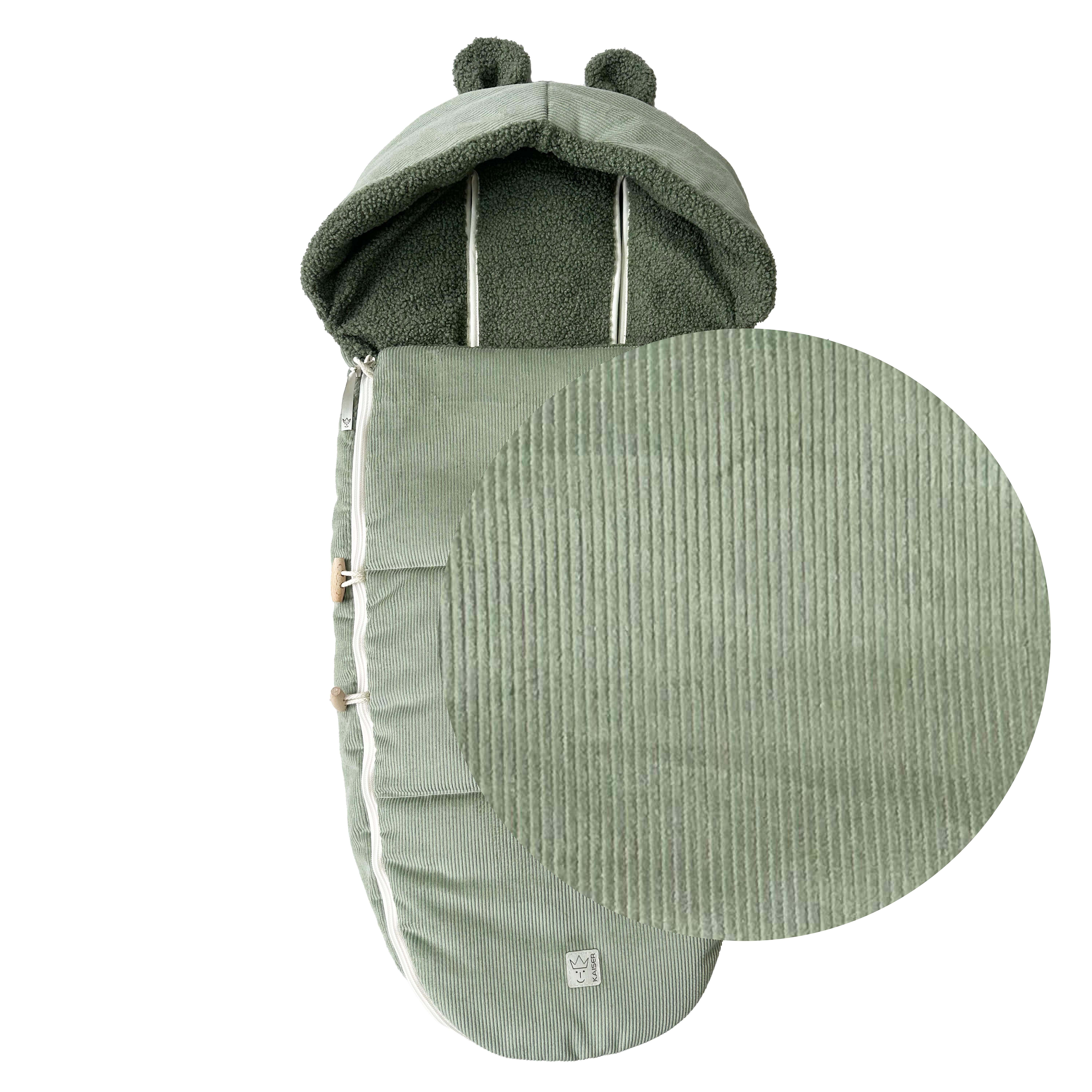 HAU KEA - Kinderwagen Fußsack HAU KEA Fußsack in der Farbe mineral green