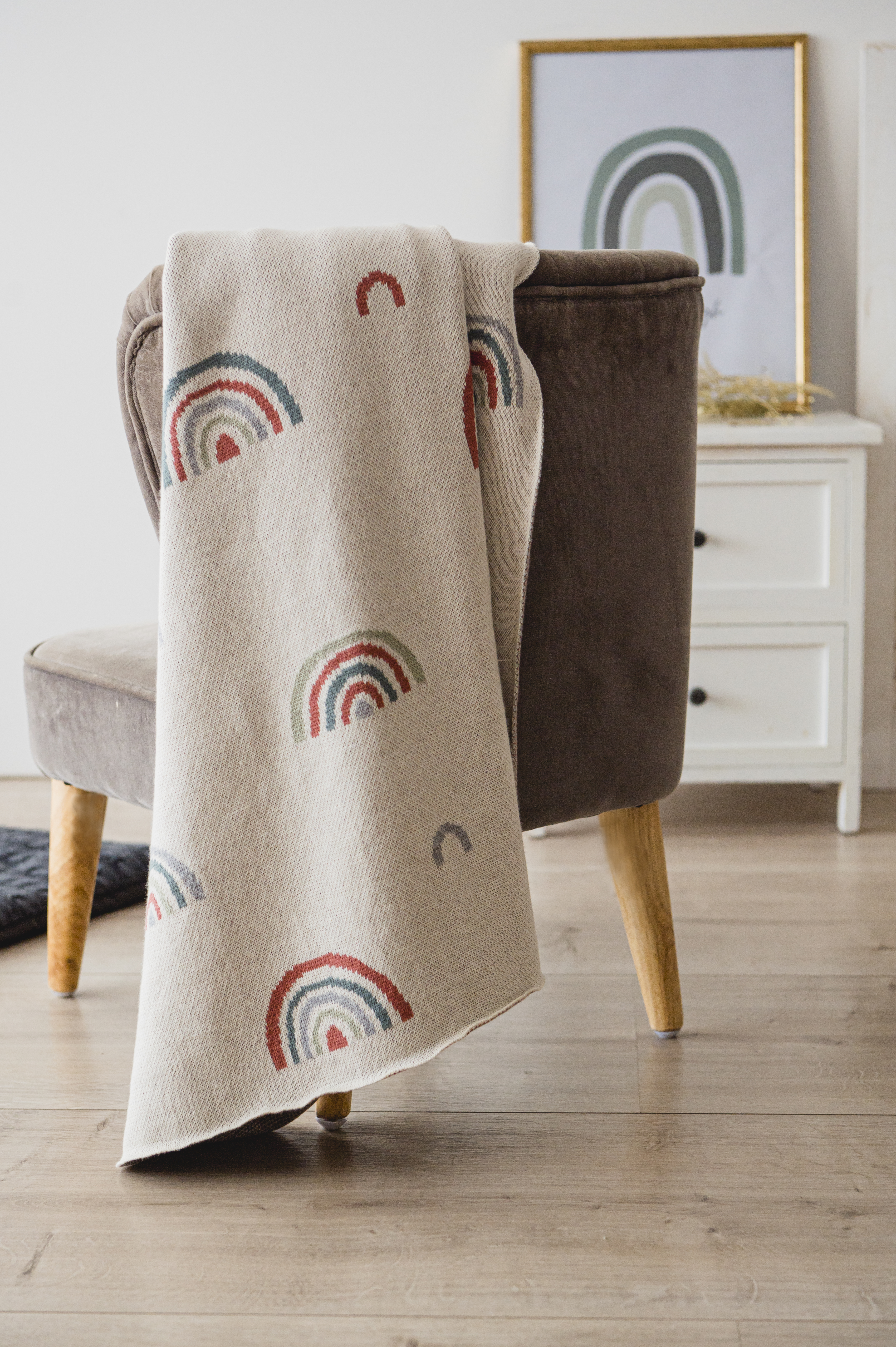 RAINBOW Babydecke Strick RAINBOW Babydecke Strick