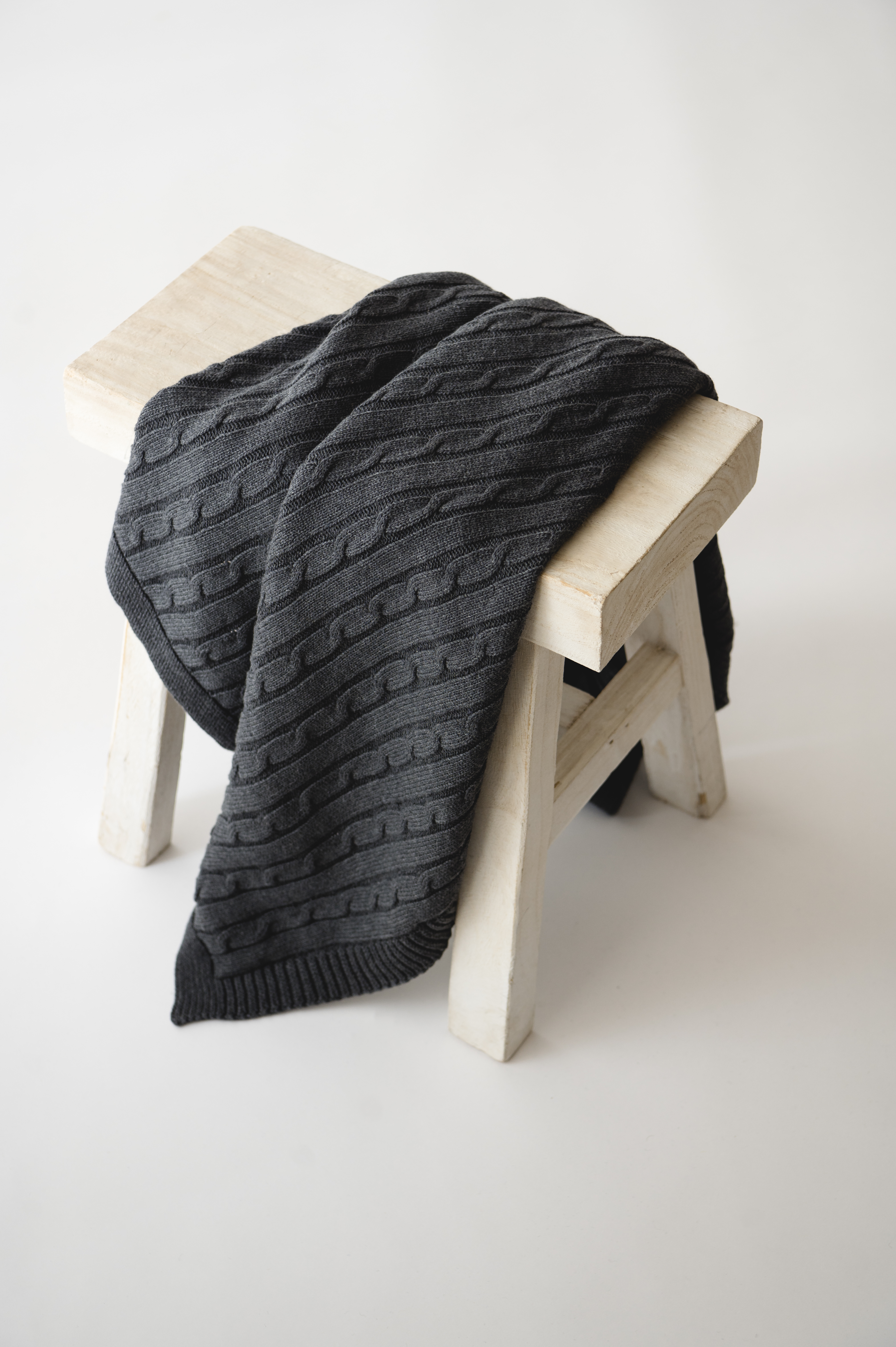 CABLE KNITT Babydecke Strick