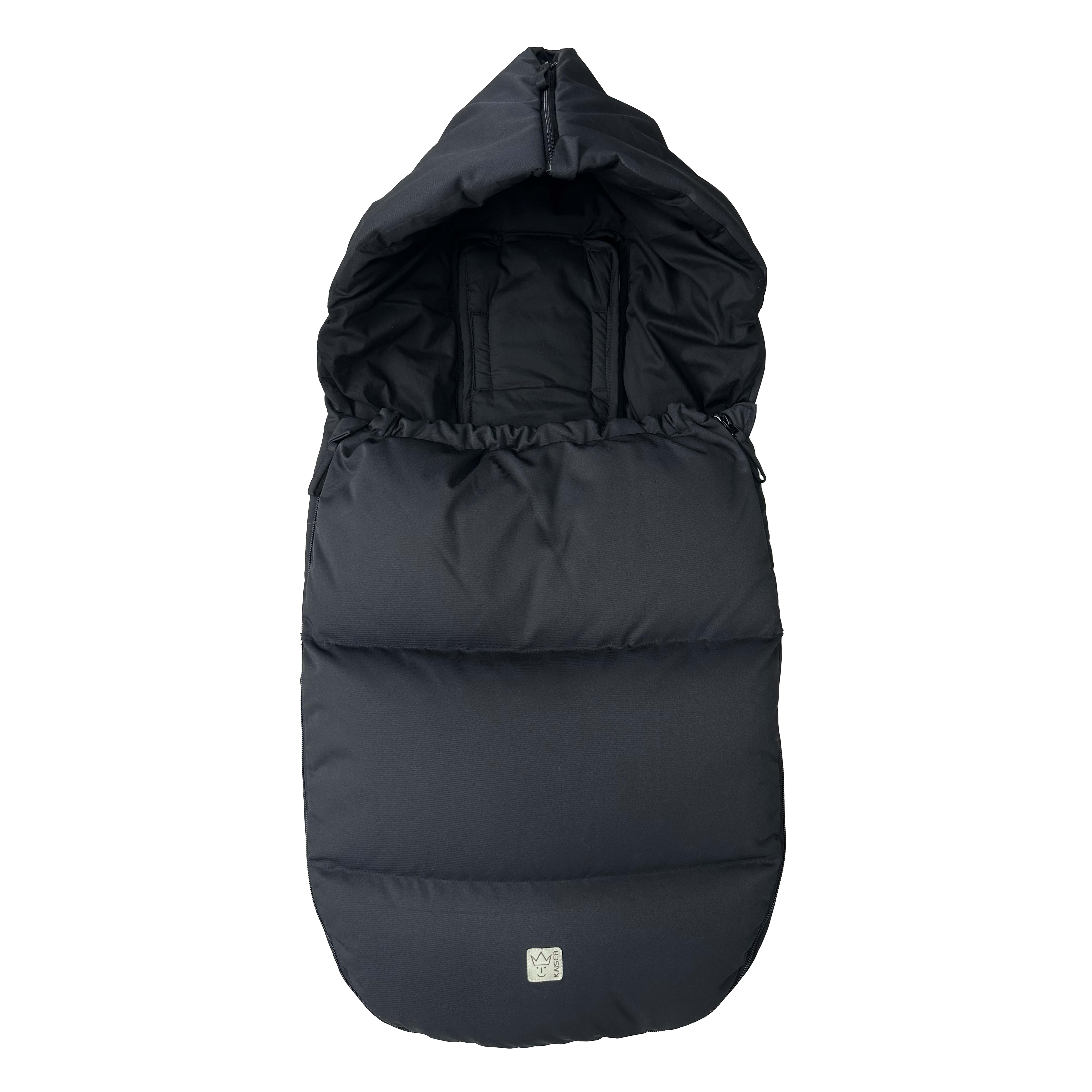 DOWWNY XL - Kinderwagen Fußsack Thermofußsack DOWWNY XL in schwarz