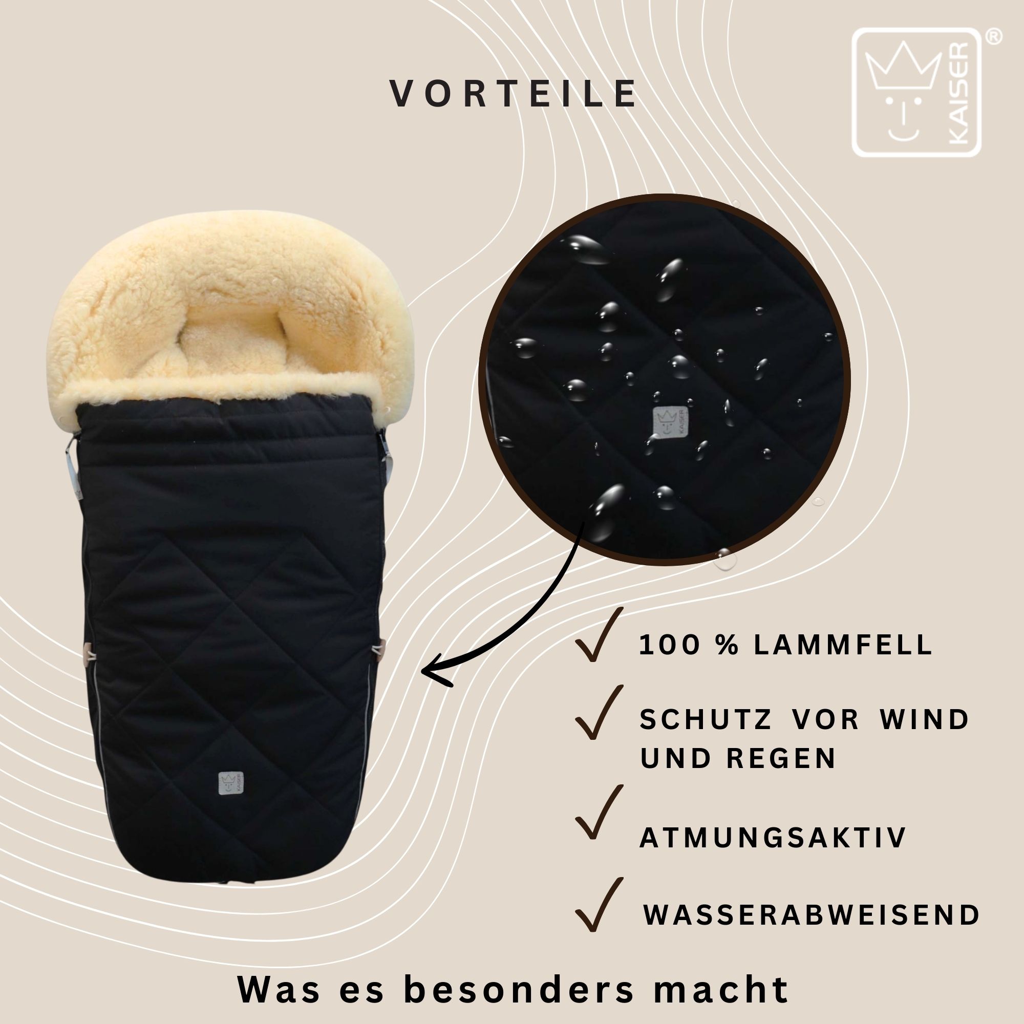 Universelle Form passt für Bugaboo und Joolz Kinderwagen