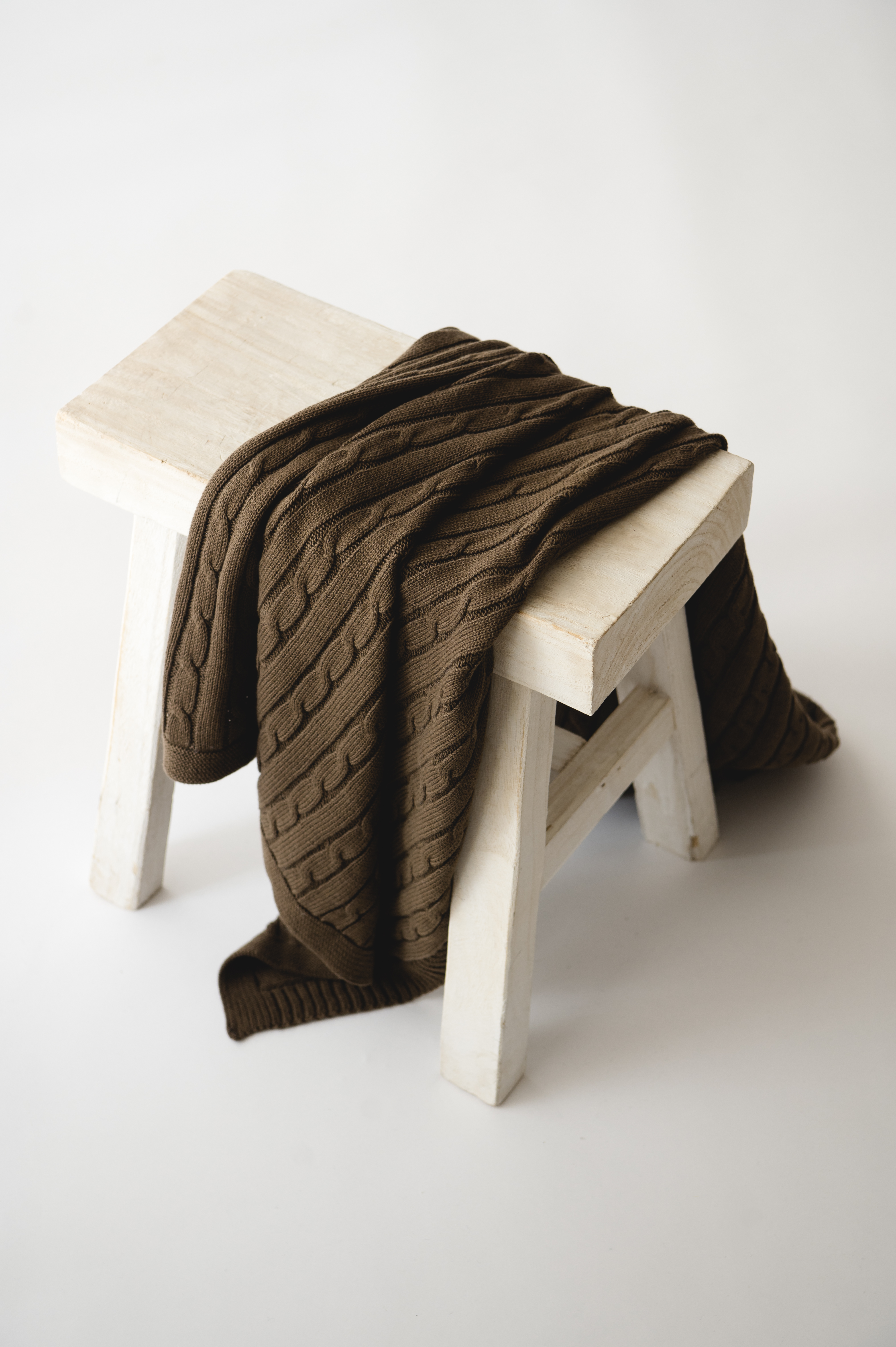 CABLE KNITT Babydecke Strick