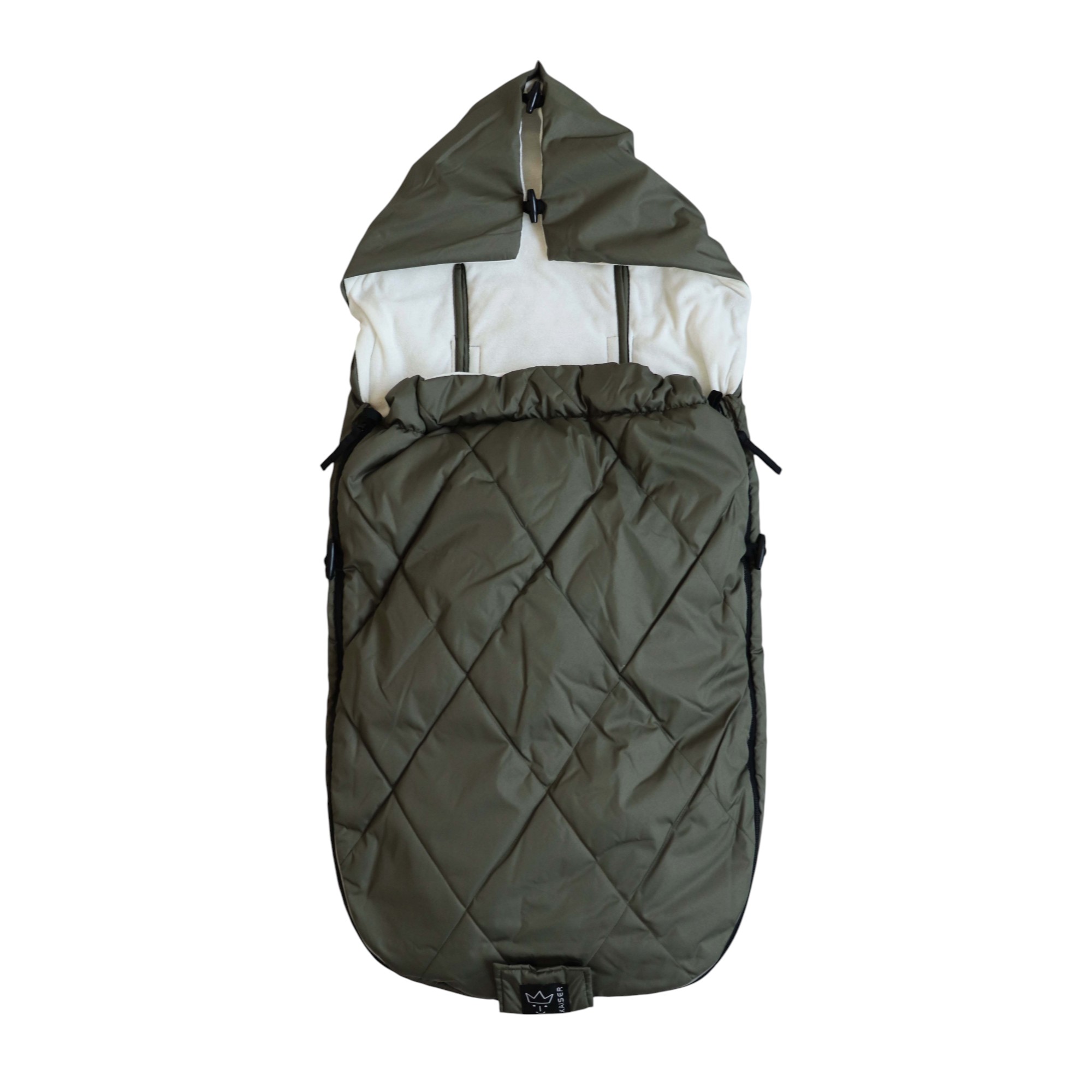 Sommer Fußsack in der Farbe khaki