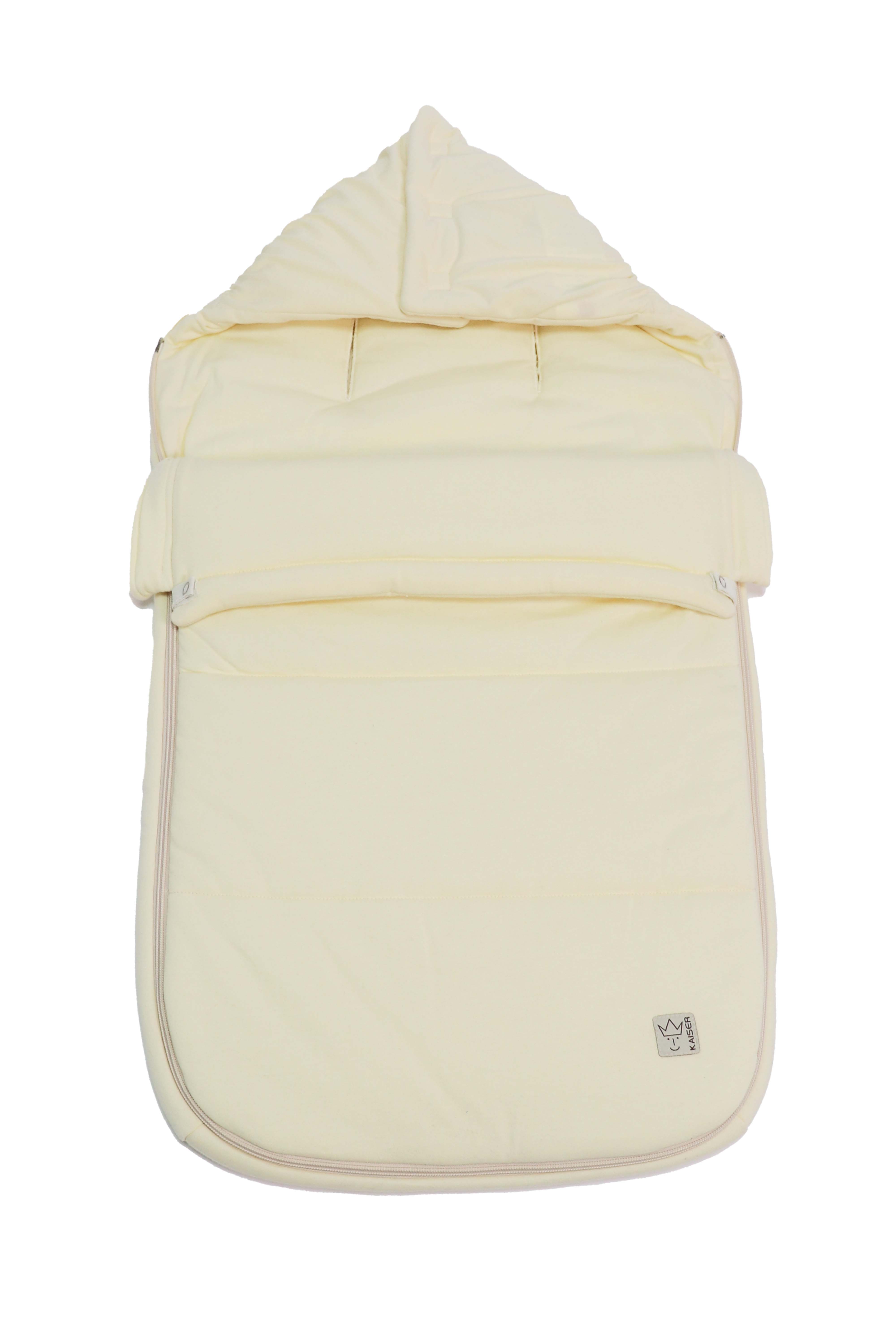 Sommer Fußsack in der Farbe vanille ice