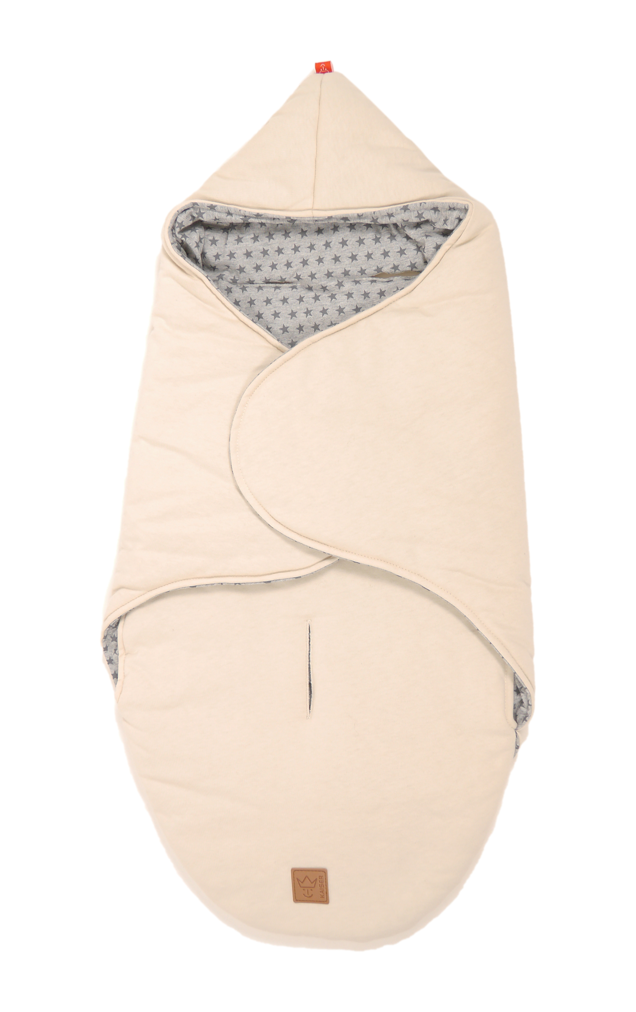 CAROLINE JERSEY STAR Sommer Einschlagdecke in der Farbe beige