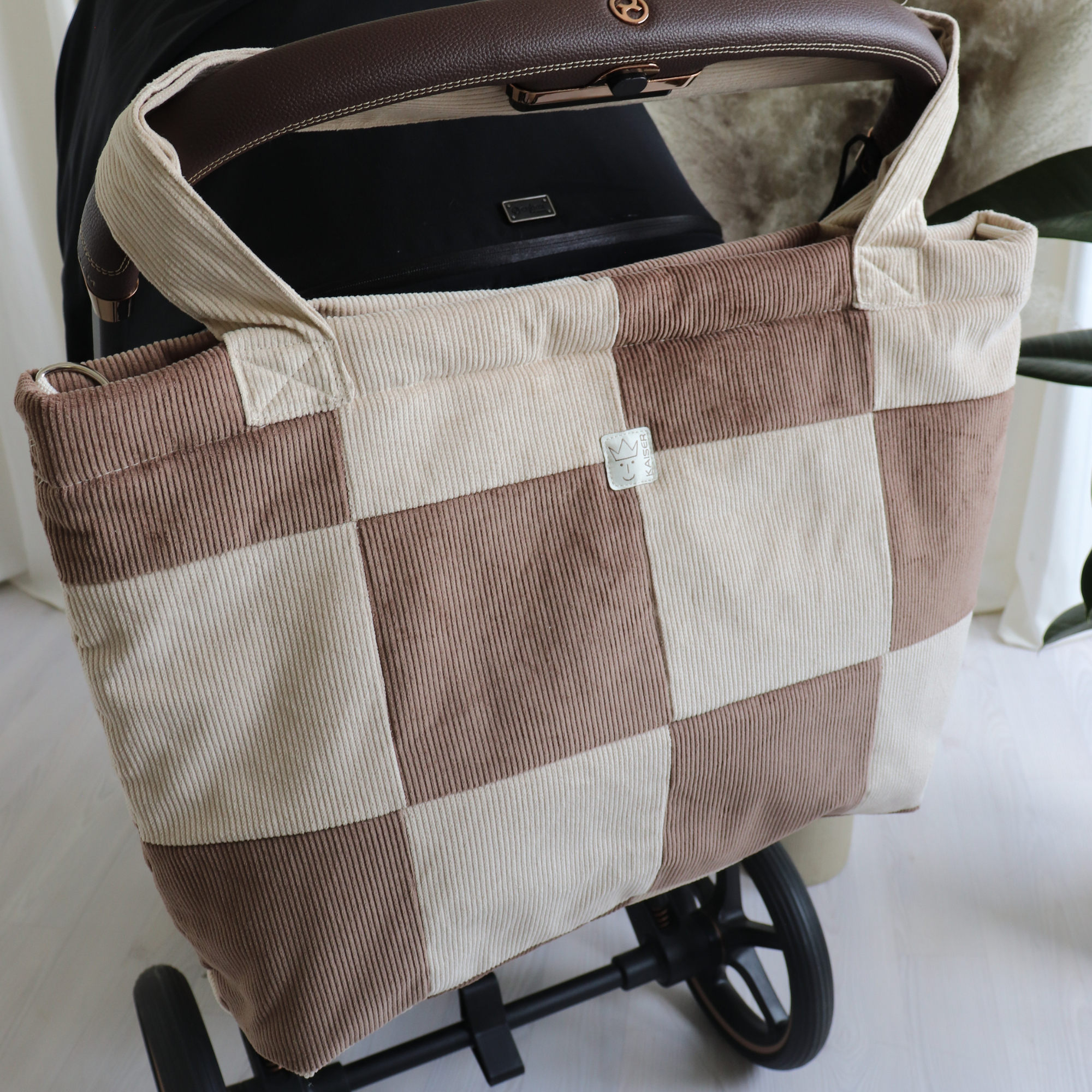 Wickeltasche / Mombag CORD PATCHWORK