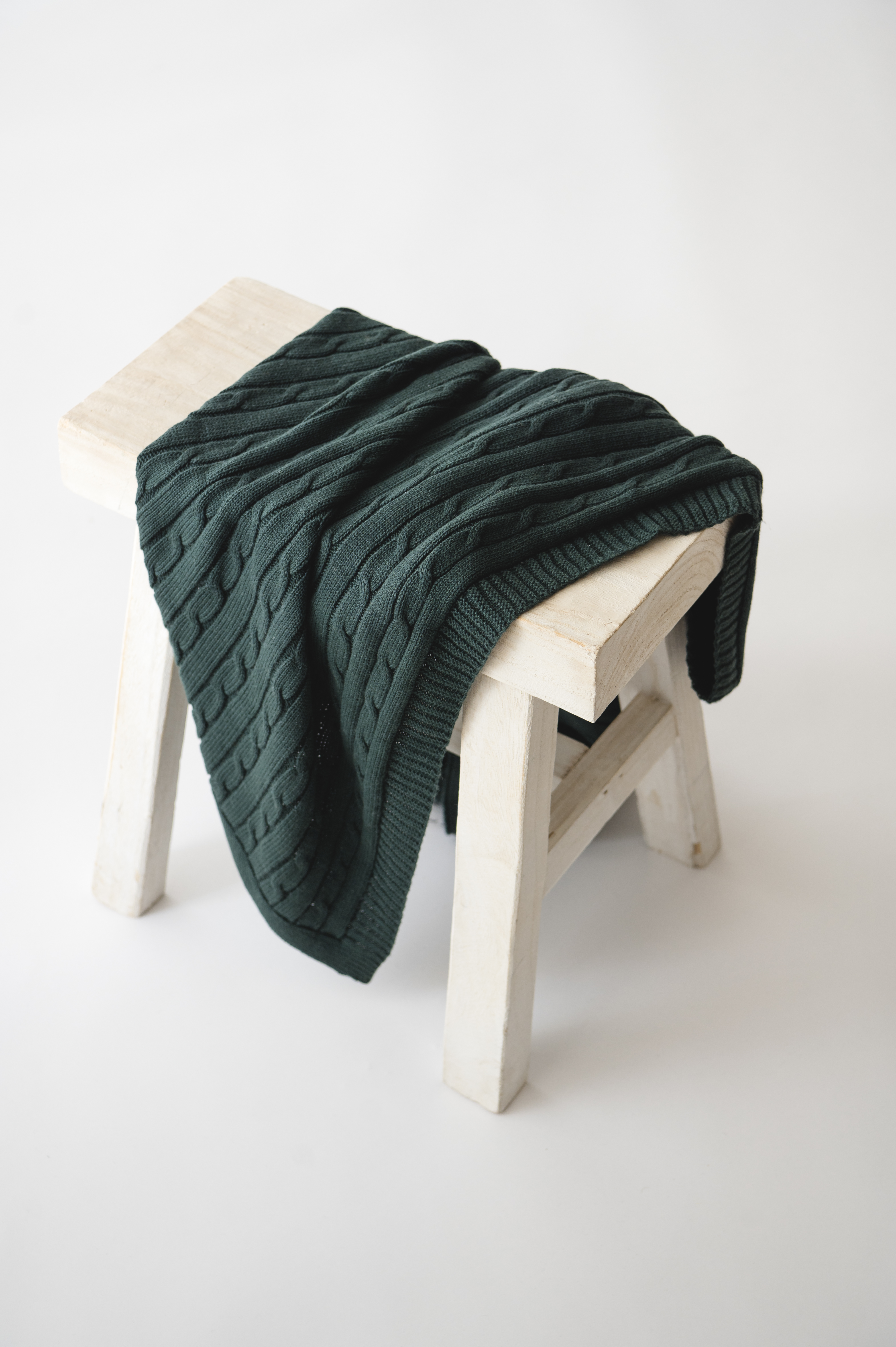 CABLE KNITT Babydecke Strick