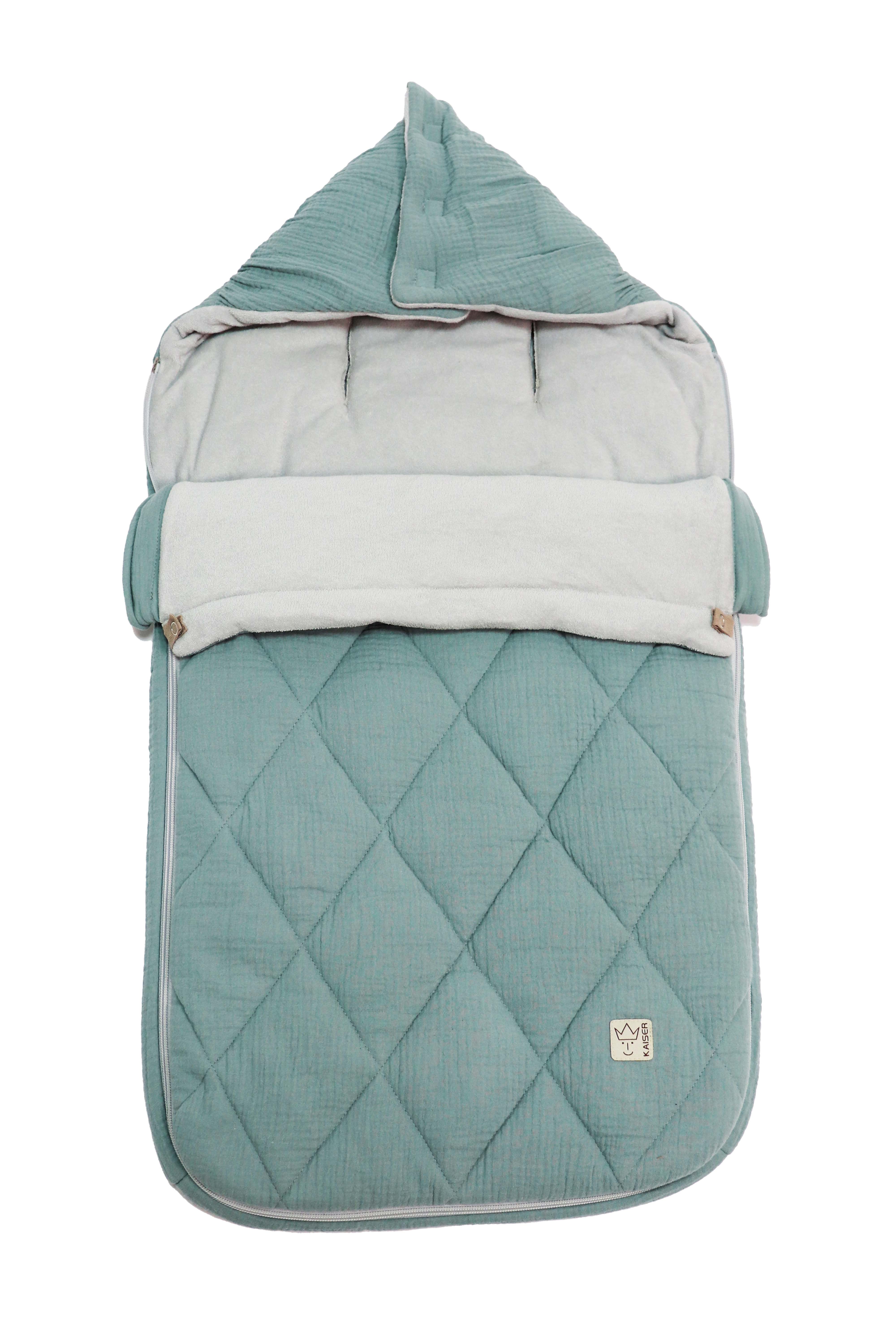 Sommer Fußsack in der Farbe slit green