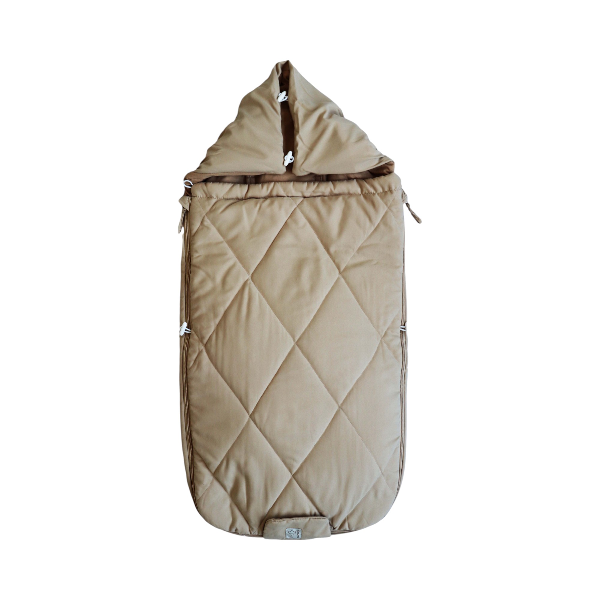Sommer Fußsack in der Farbe light sand