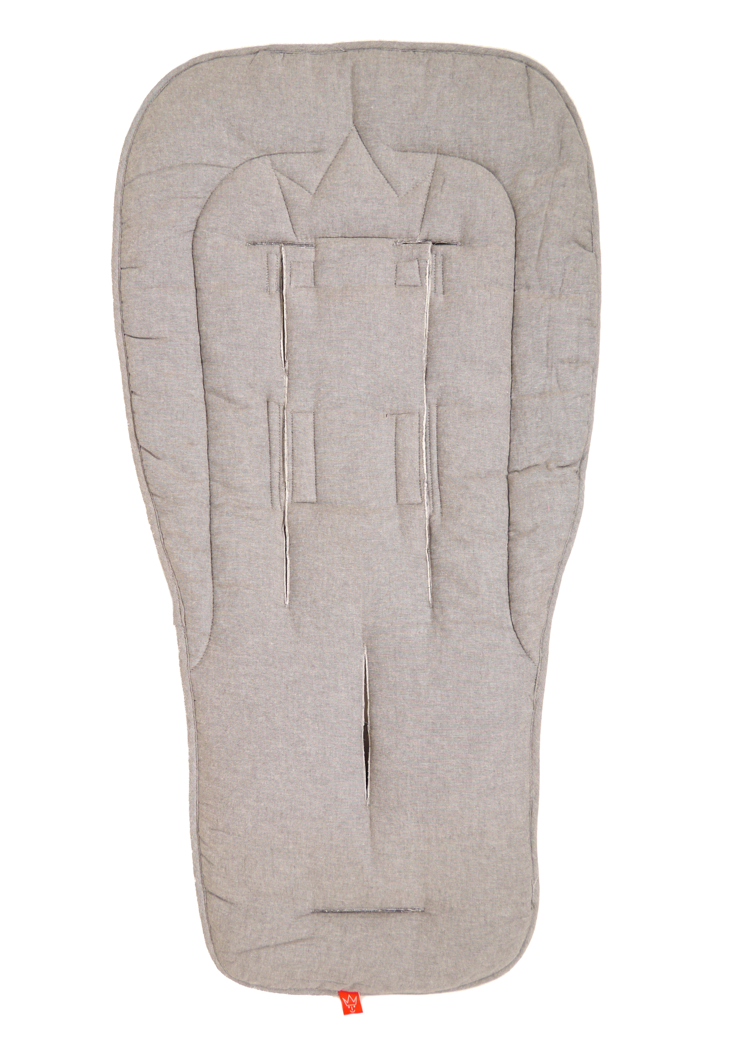 Sommer Kinderwageneinlage in der Farbe light grey melange