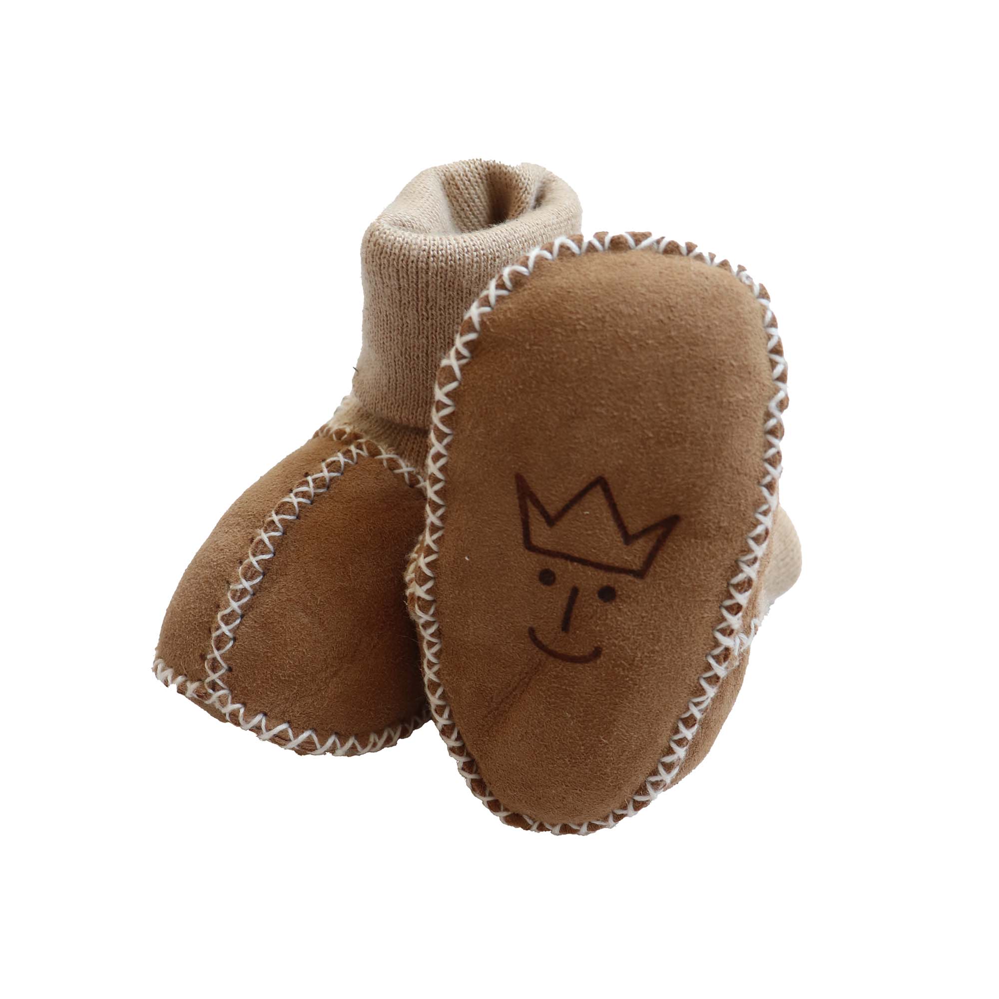 Set Babyschuh und Fäustel Knitt