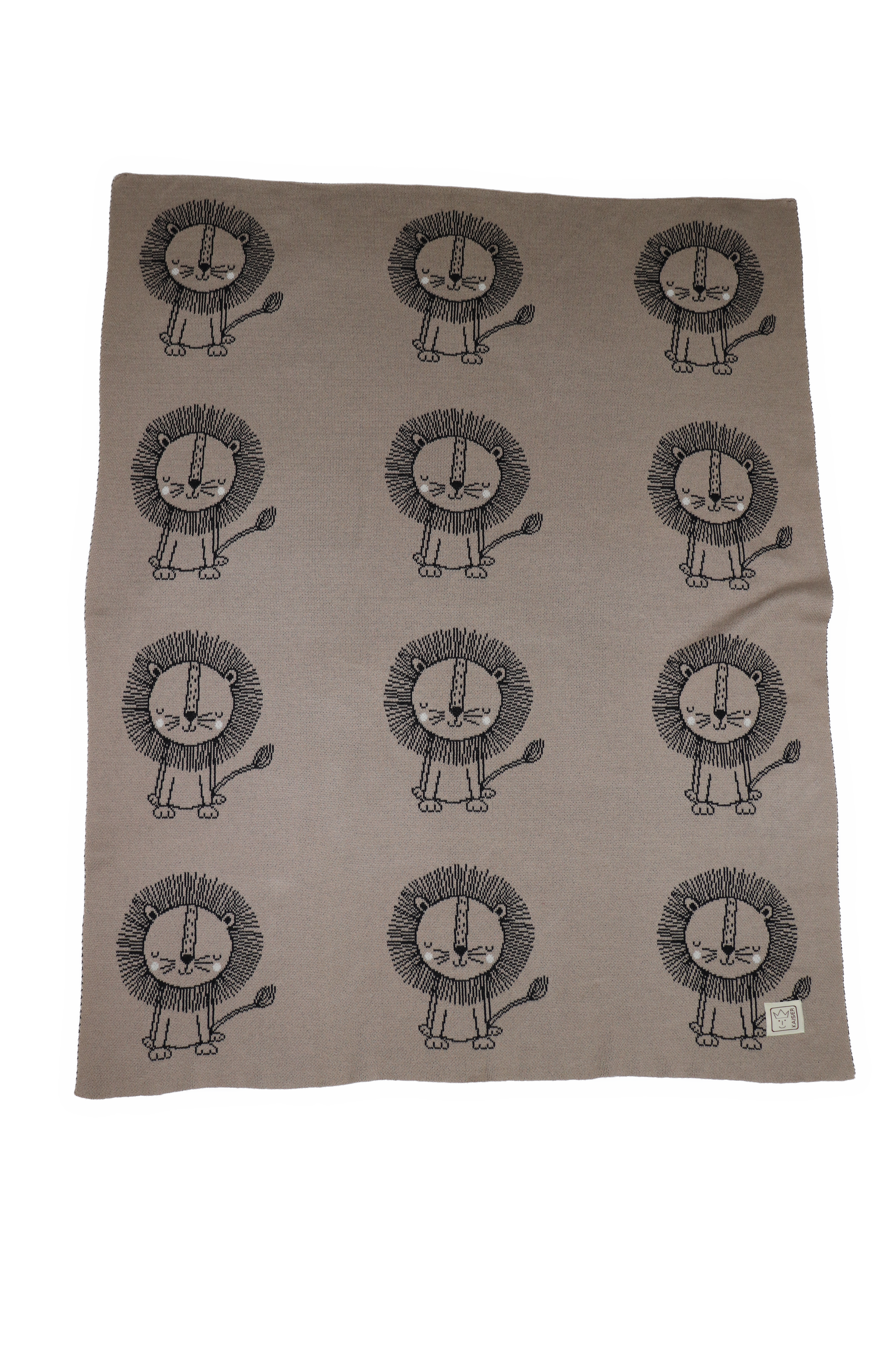 THE LION Babydecke Strick THE LION Babydecke Strick