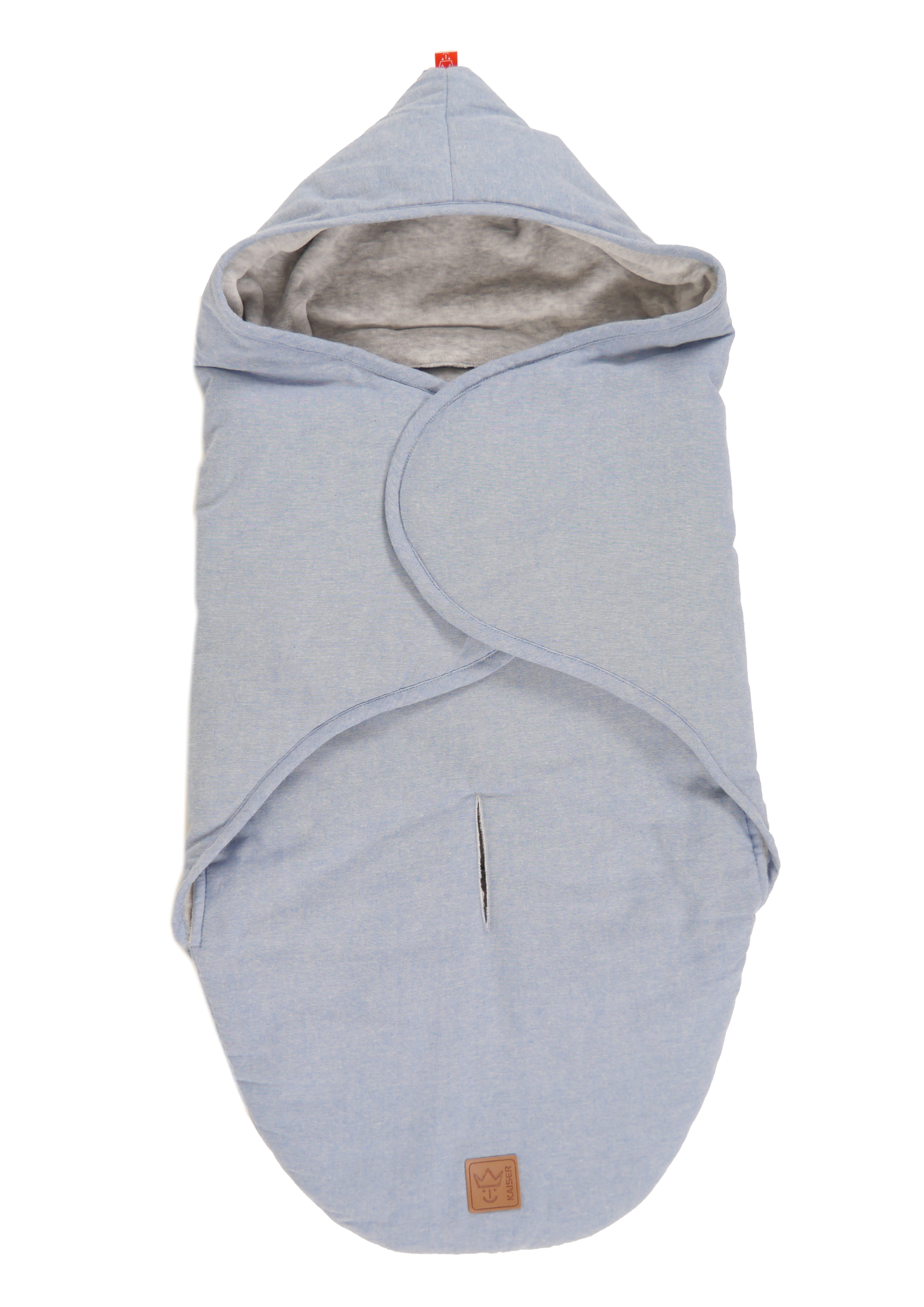 light blue melange